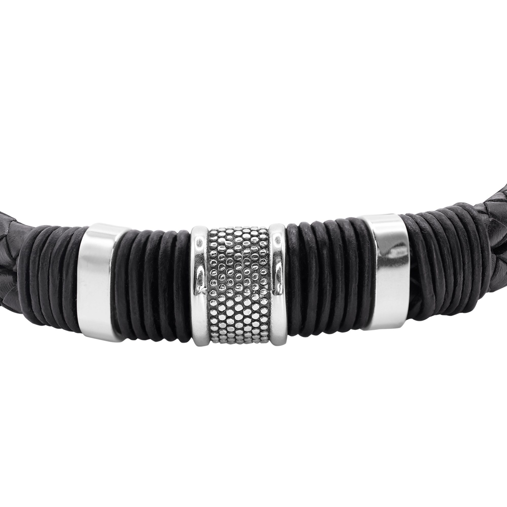 Heideman Armband Lederarmband Kian Männerarmband, inkl. (Armband, Männerlederarmband Geschenkverpackung), Echtlederarmband