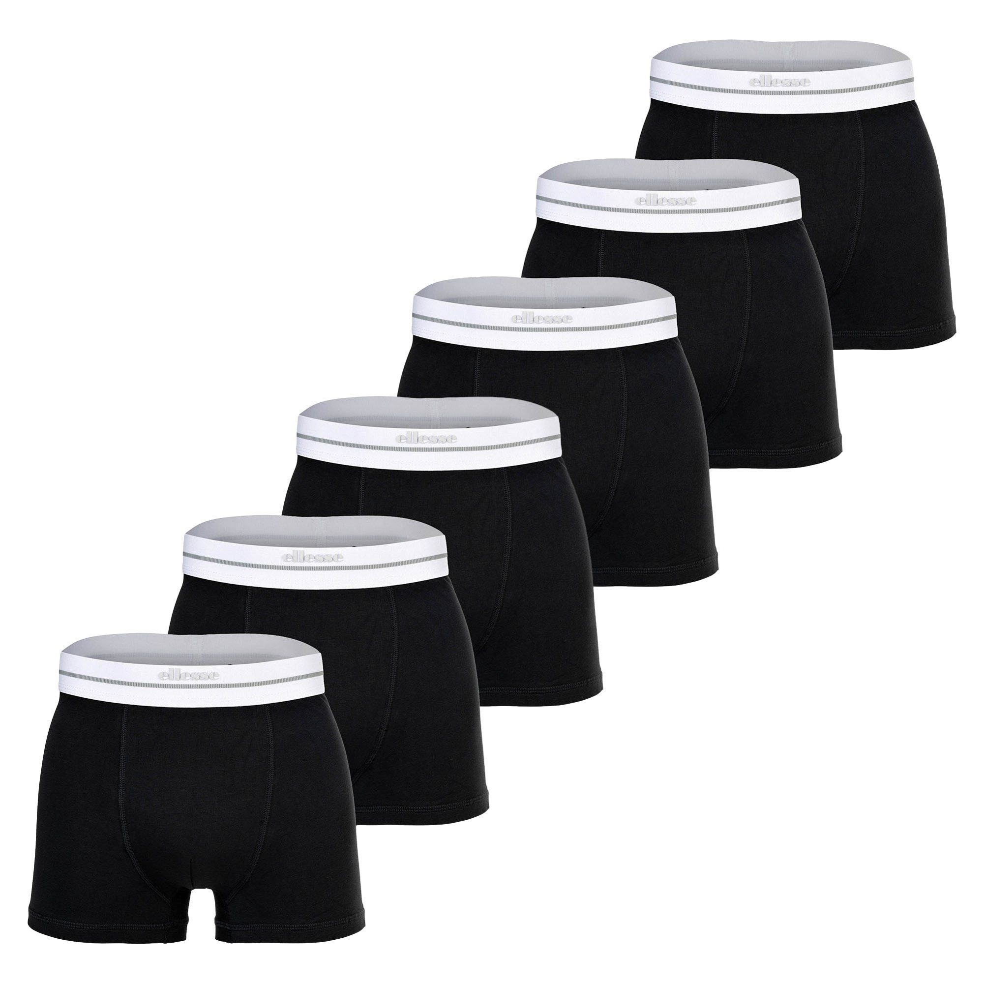 Ellesse Boxer Herren Boxershort 6er Pack Polyester (Packung, 6er Pack)