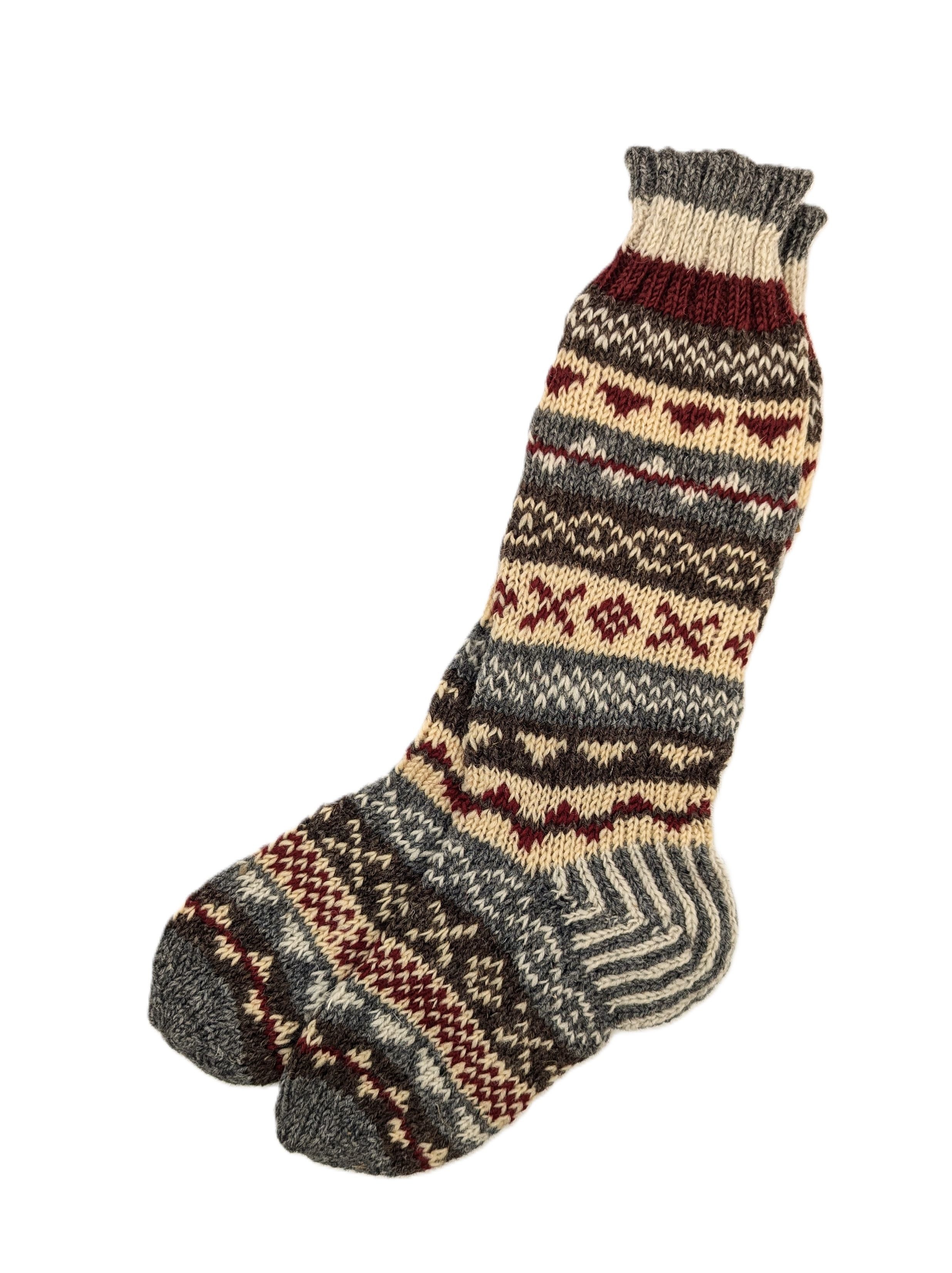 Aurelie Norwegersocken Handgestricke Socken, Haussocken günstig online kaufen