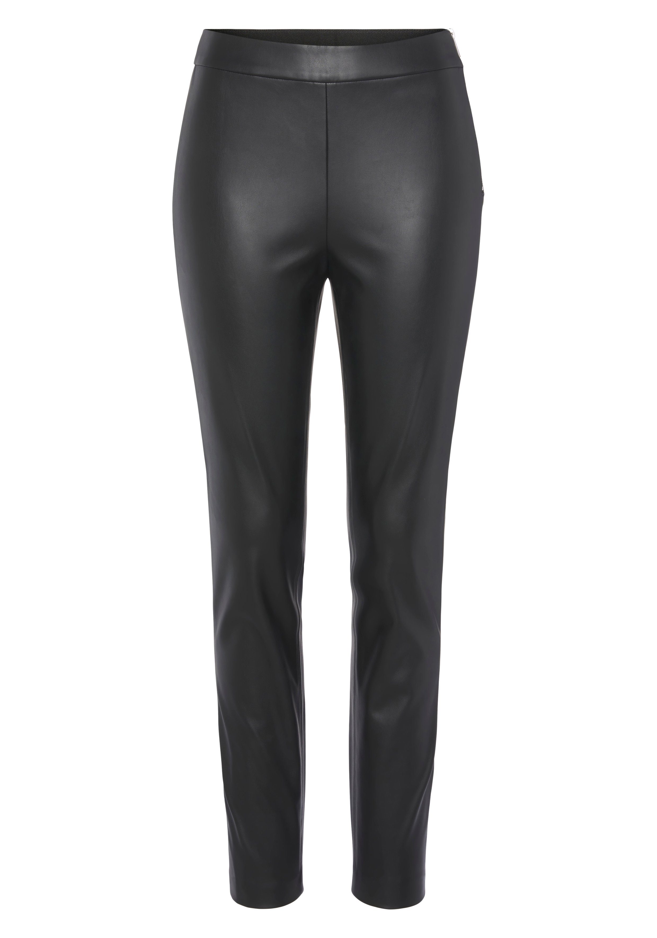 BOSS ORANGE Leggings Taslimah Premium Damenmode mit seitlichem Reißverschluss. € 149,95