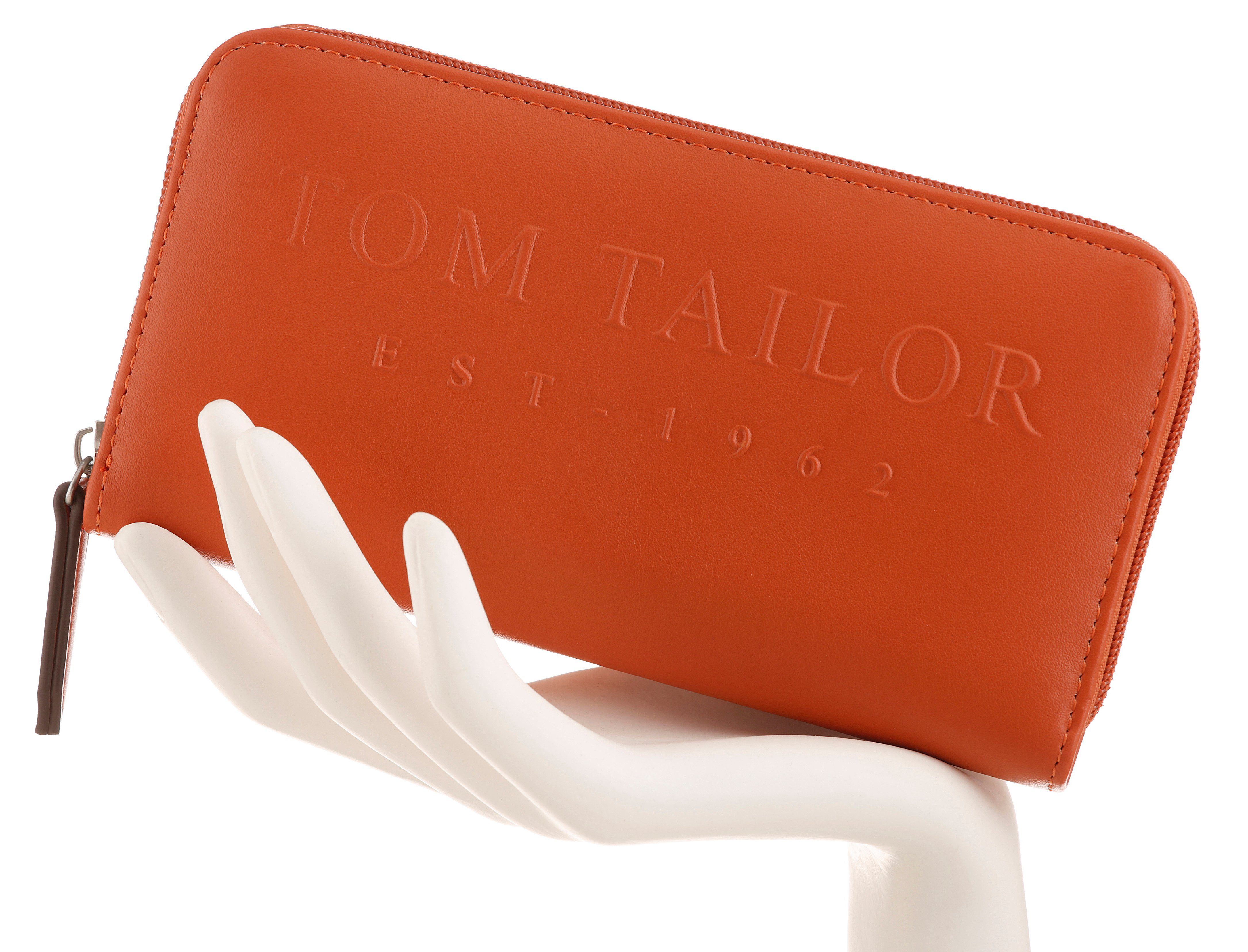 Teresa TAILOR TOM wallet Long orange zip Geldbörse