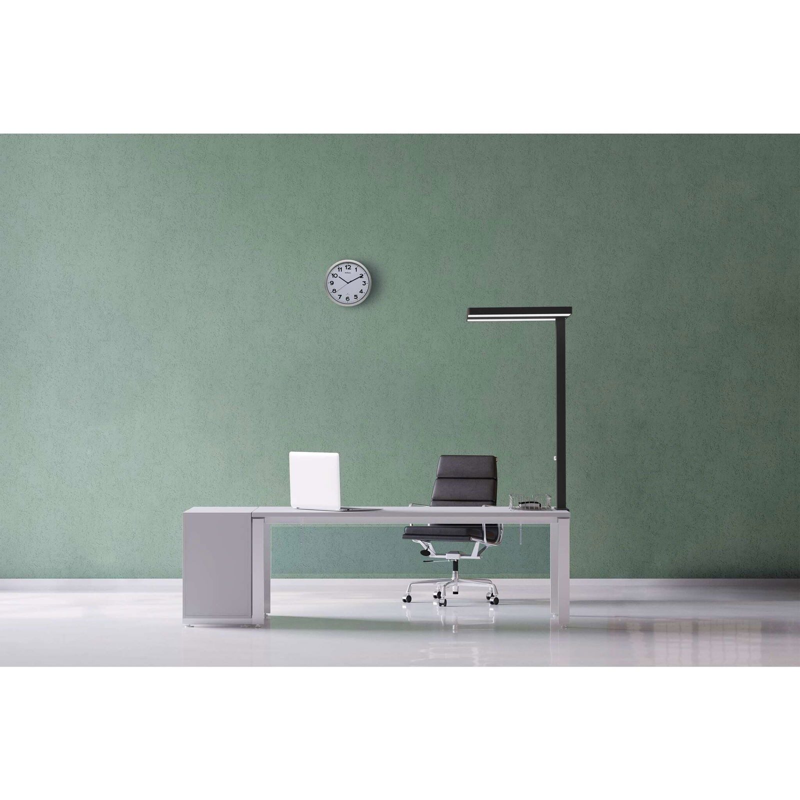 MAUL Stehlampe LED-Tischaufbau MAULjaval, dimmbar, LED wechselbar, Dimmbar