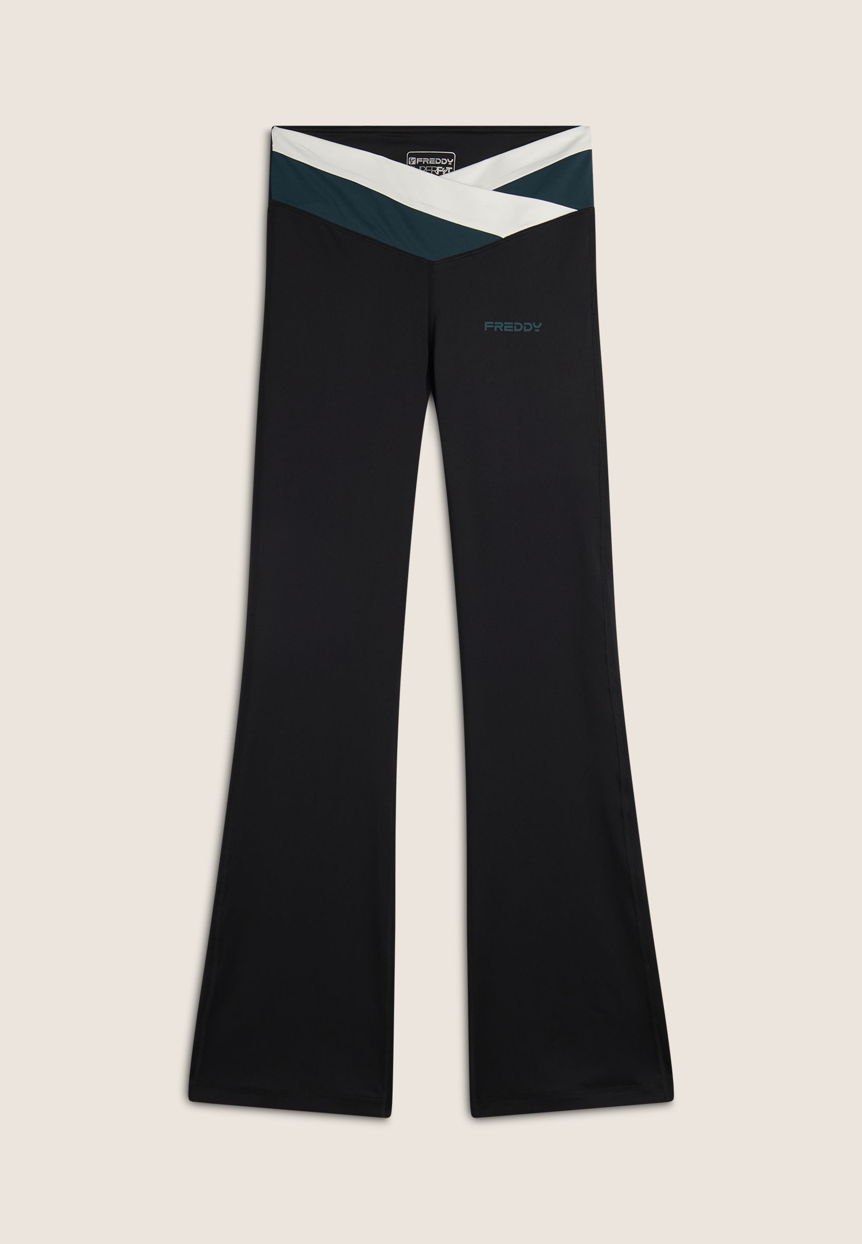 Freddy Jazzpants SUPERFIT Leggings Flared High Waist mit überkreuztem Bund günstig online kaufen