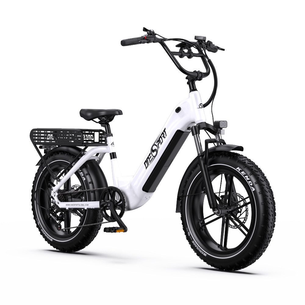 Onesport E-Bike Cityrad OT08 herren Elektrofahrrad 20× 4.0 Zoll 18AH 48V 864WH damen, 7 Gang Shimano, Kettenschaltung (Shimano 7-Gang), Heckmotor, 864 Wh, Cityrad 7 Gang Shimano, hydraulischen Scheibenbremse, Kettenschaltung