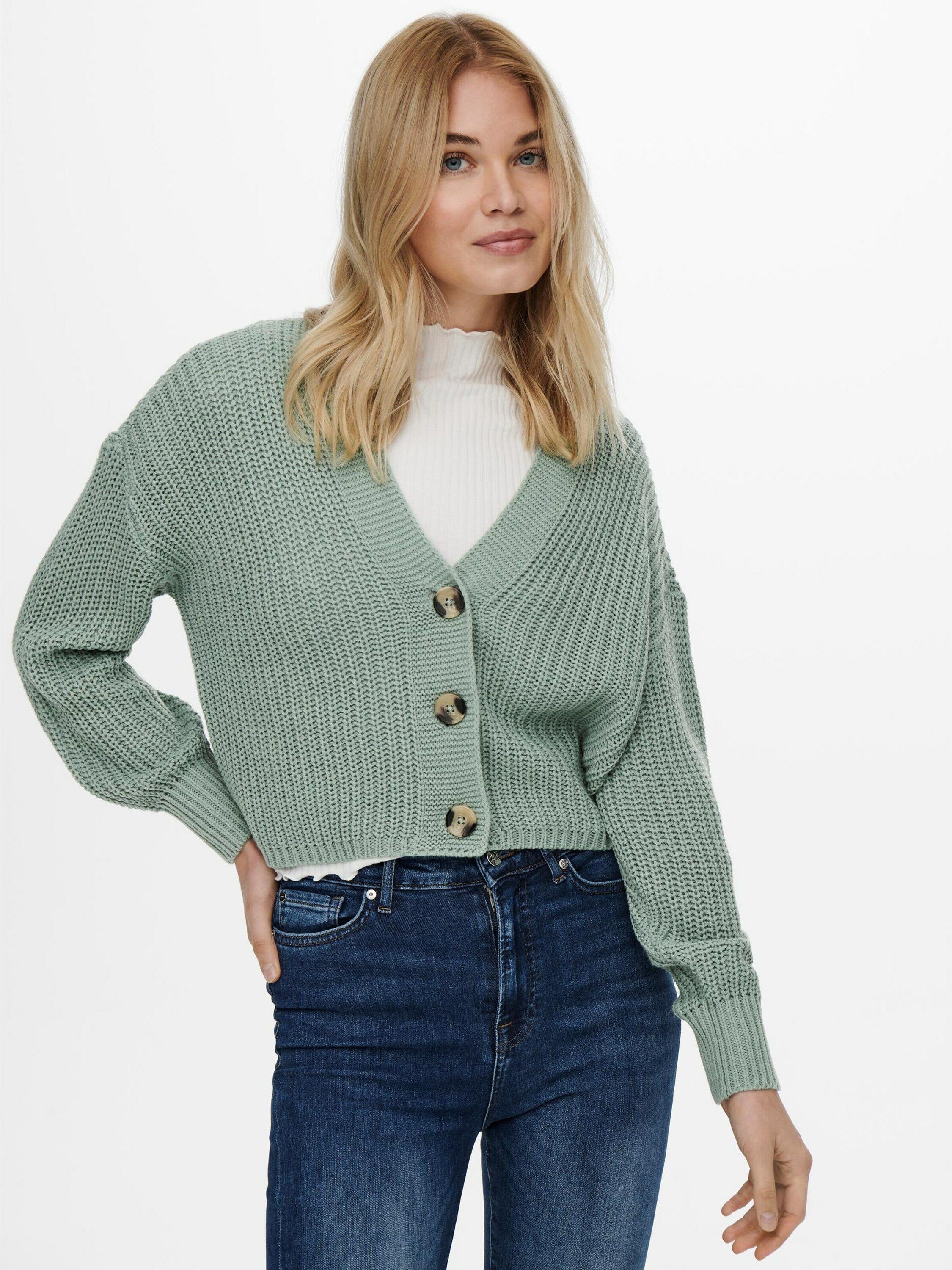 ONLY Strickjacke ONLCarol (1-tlg) Plain/ohne Details günstig online kaufen