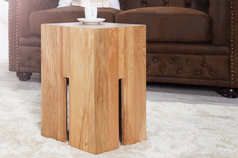 riess-ambiente Beistelltisch CASTLE 30cm natur (Einzelartikel, günstig online kaufen