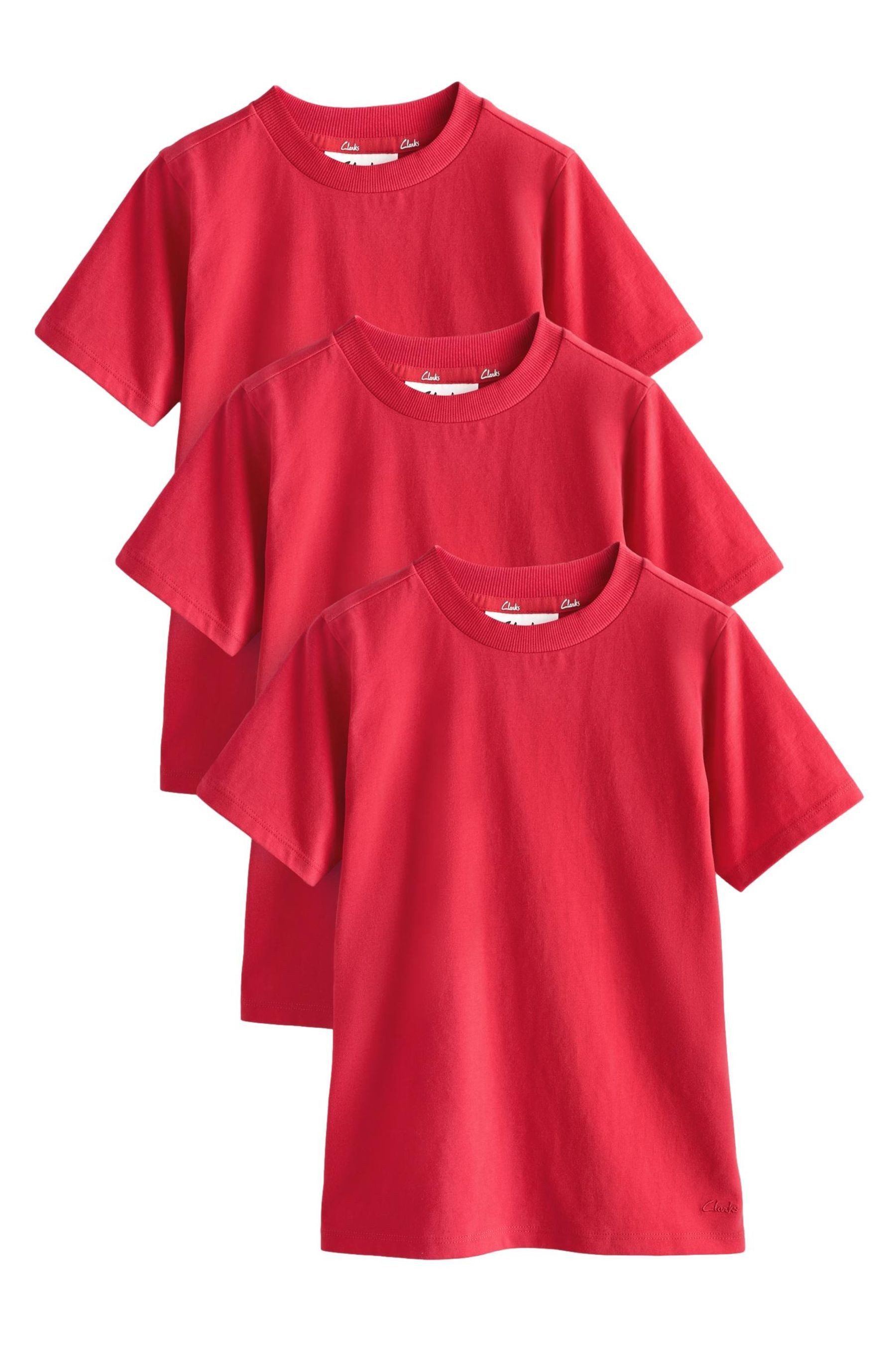 T-Shirt Clarks Relaxed Fit T-Shirts im 3er-Pack
