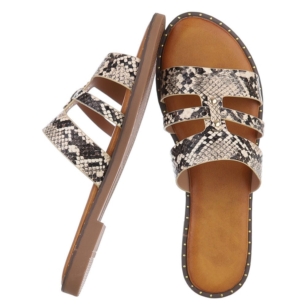Ital-Design Elegante Damen-Sandalen aus veganem Material, günstig online kaufen