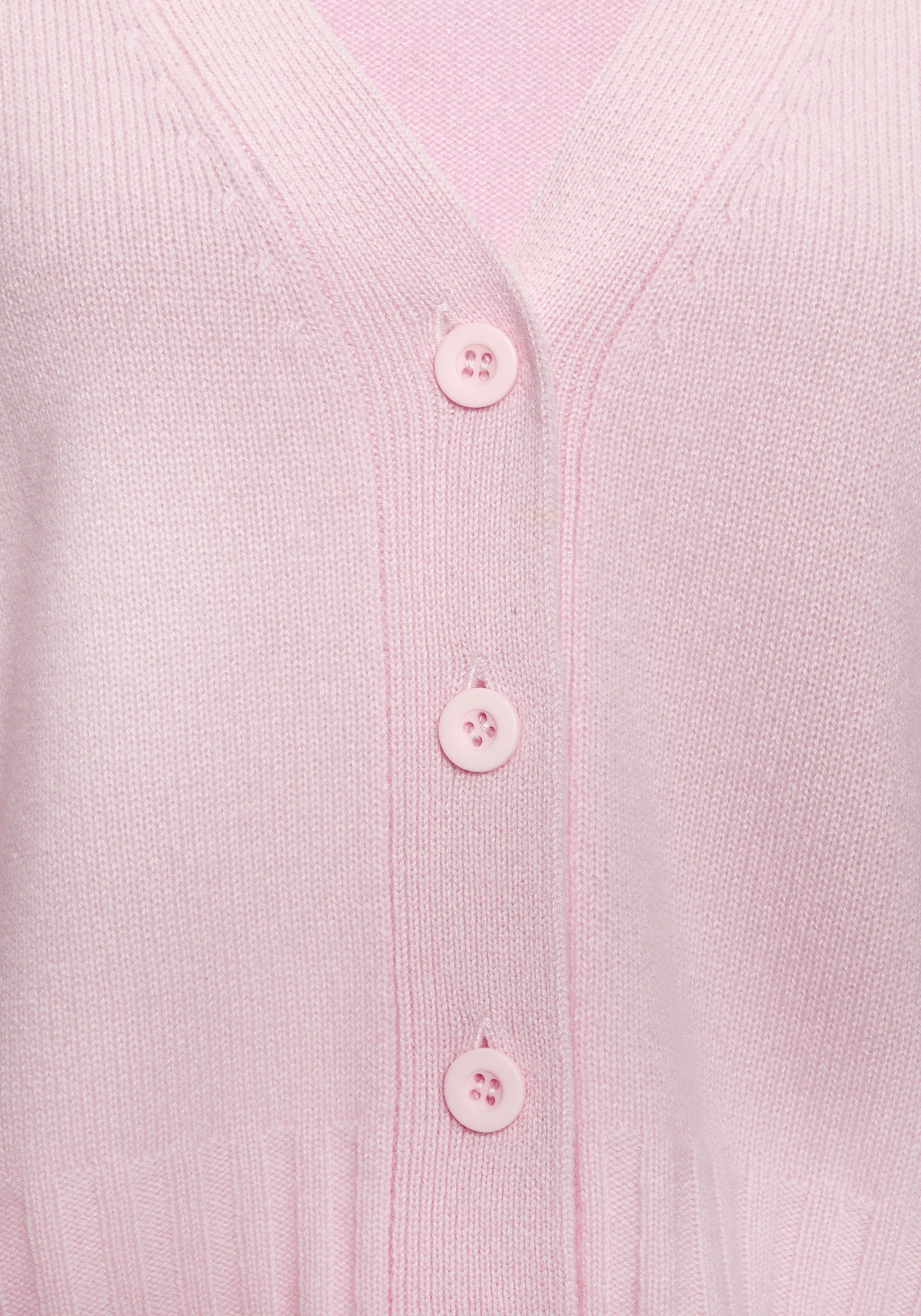LASCANA Strickjacke, weiche Kaschmirstrickjacke mit V-Ausschnitt