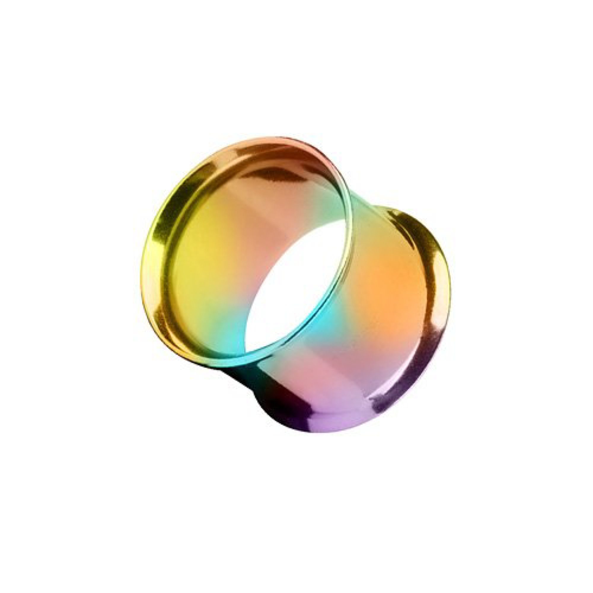 Taffstyle Plug Flesh Tunnel Plug Ohrpiercing 316L Chirurgenstahl Double Flared Unisex (Unisex Flesh Tunnel Double Flared Ohr Ear Plug Piercing Glänzend viele Größen und Farben)