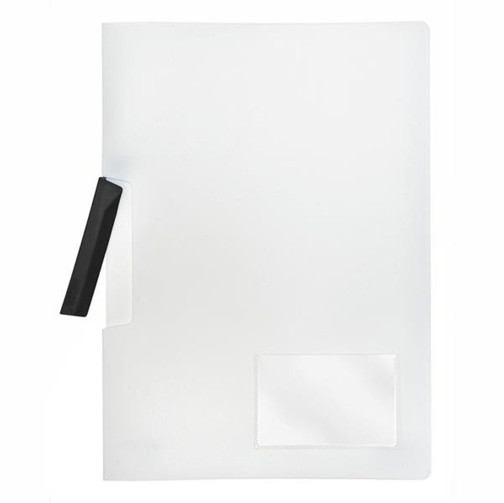 weiß Papierkorb FOLDERSYS Standard Klemm-Mappe Foldersys