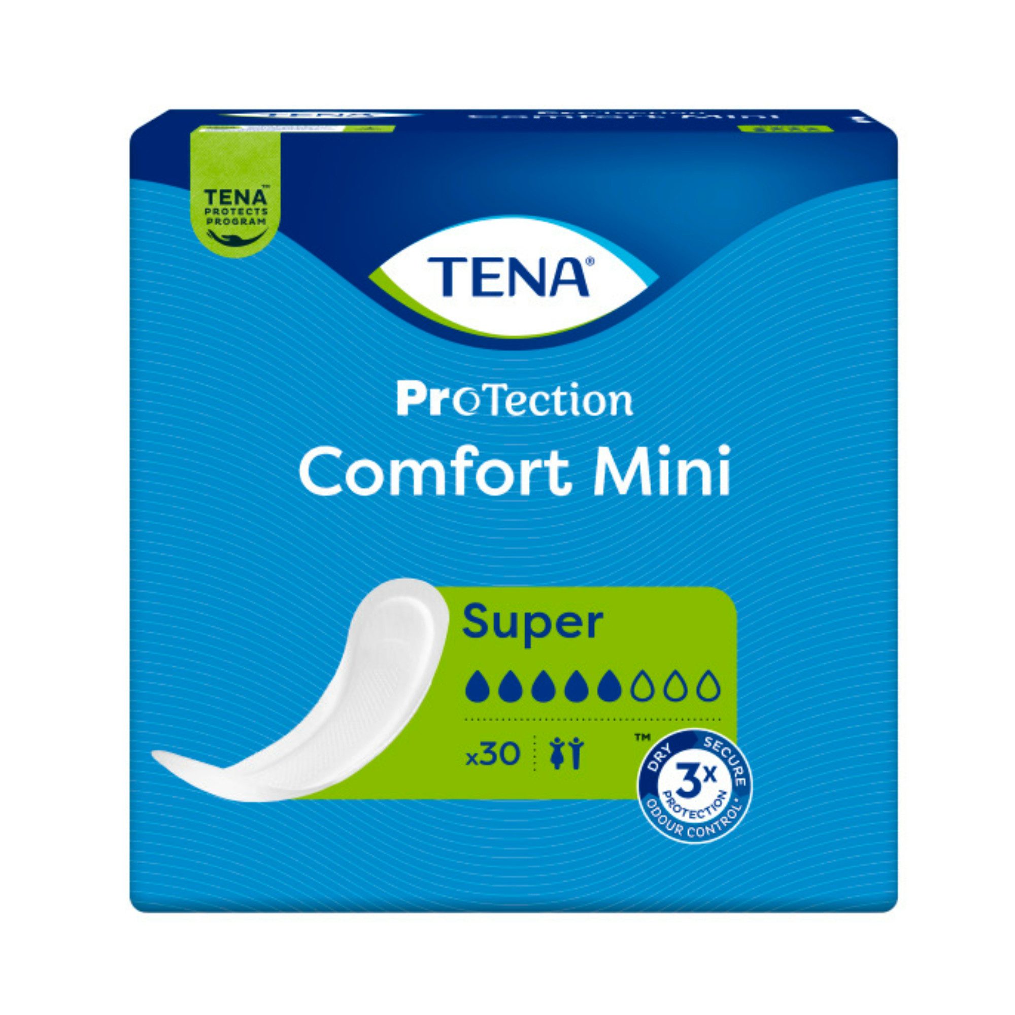 TENA Inkontinenz-Einlage TENA - Comfort - Mini Super, 30-St.