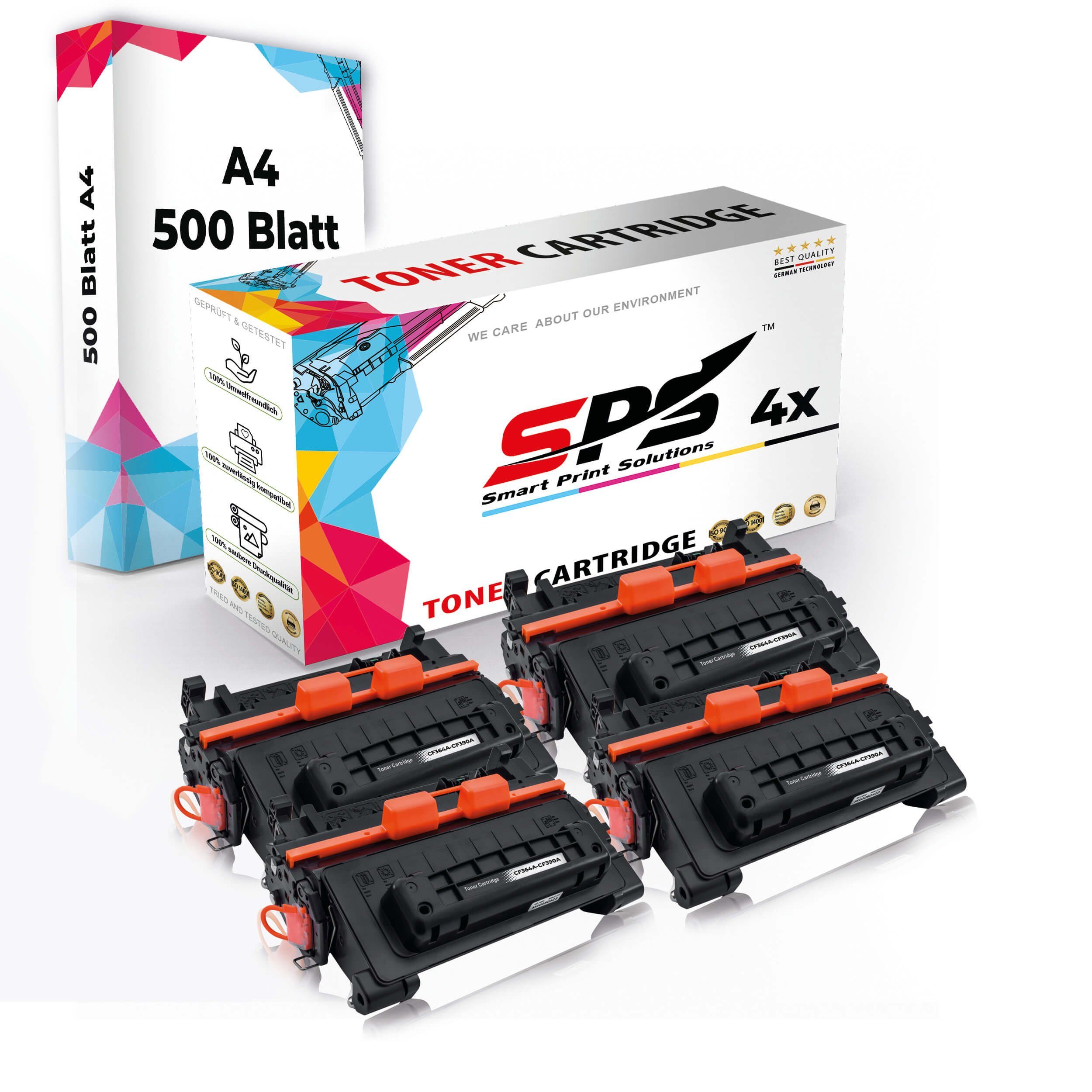 SPS Tonerkartusche Druckerpapier A4 + 4x Multipack Set Kompatibel für HP LaserJet P 4016, (4er Pack)