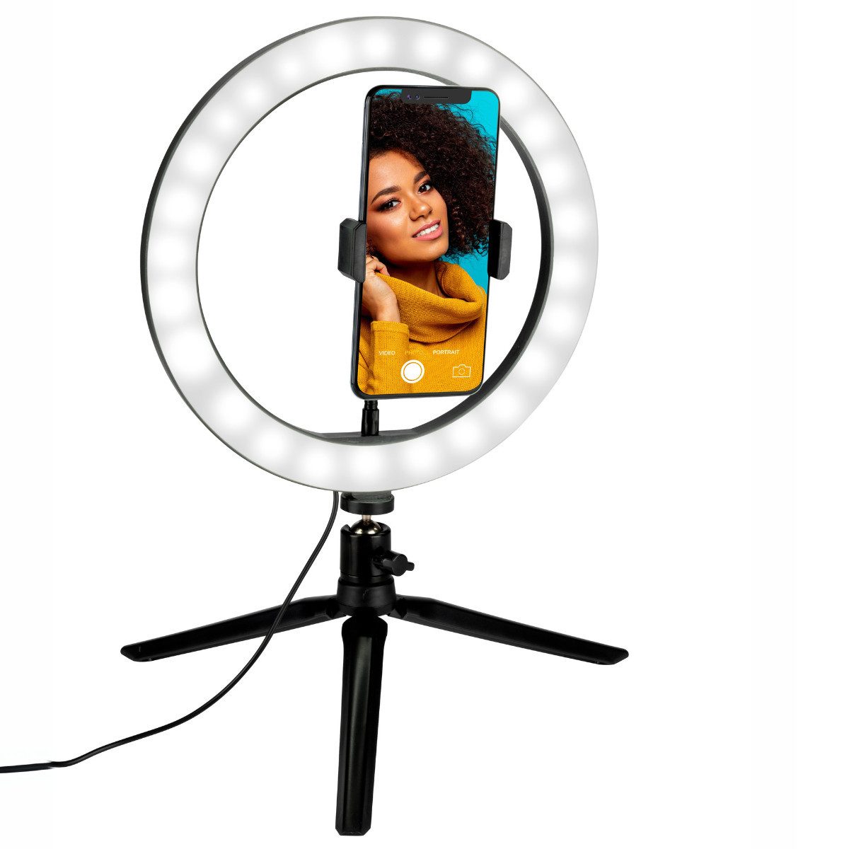 Grundig Ringlicht Grundig Ringlicht mit Stativ - Ringlicht 25cm