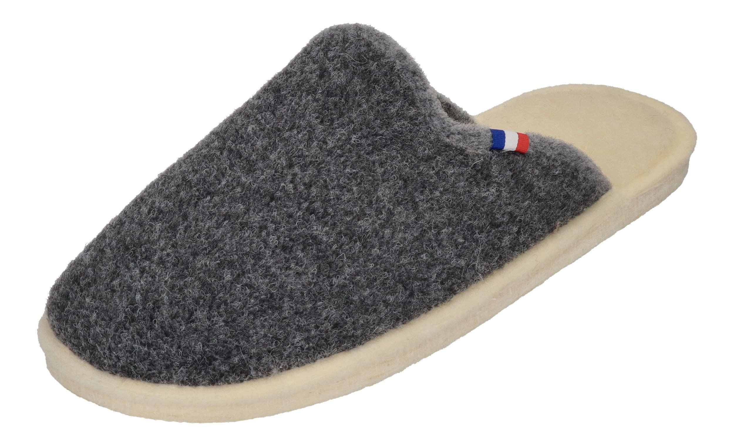 espadrij l´originale CHAUSSON Hausschuh Asphalt Gris