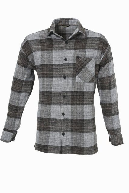 Megaman Jeans Flanellhemd Megaman H-264 Kariert Hemd Holzfällerhemd Herren günstig online kaufen