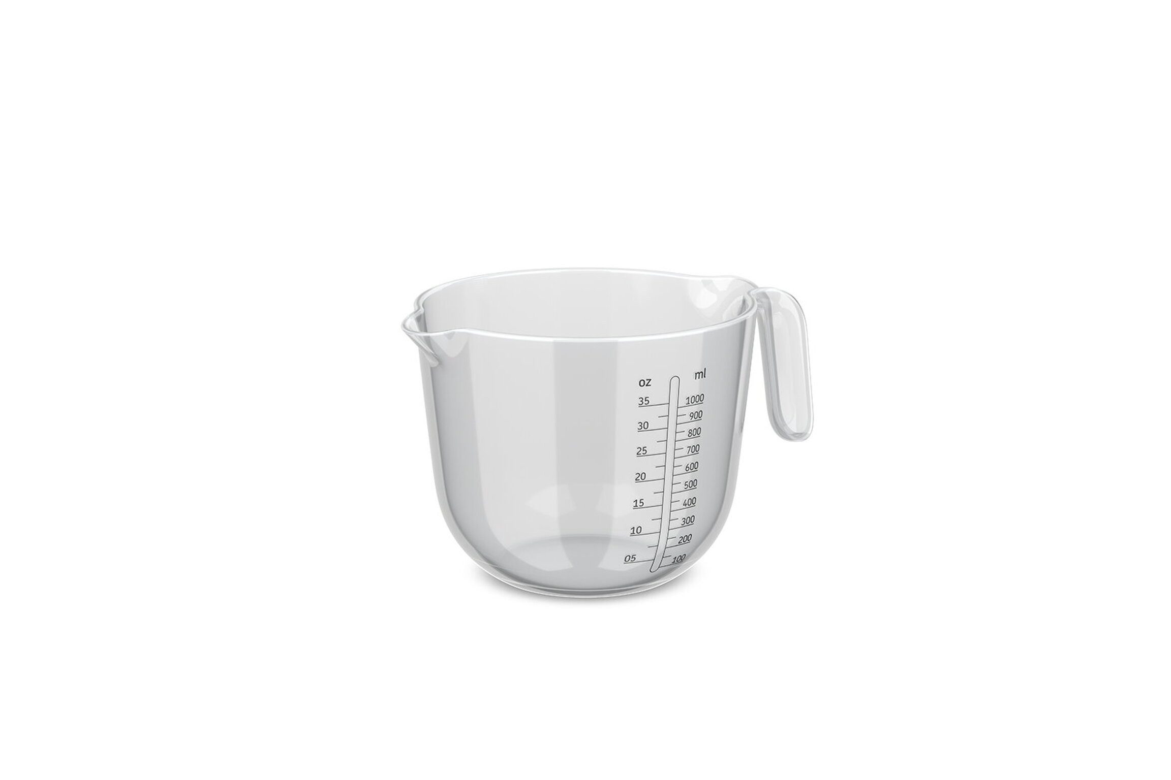 Mepal Ersatzscherkopf Mepal Messbecher Chef It 1000 ml Transparent