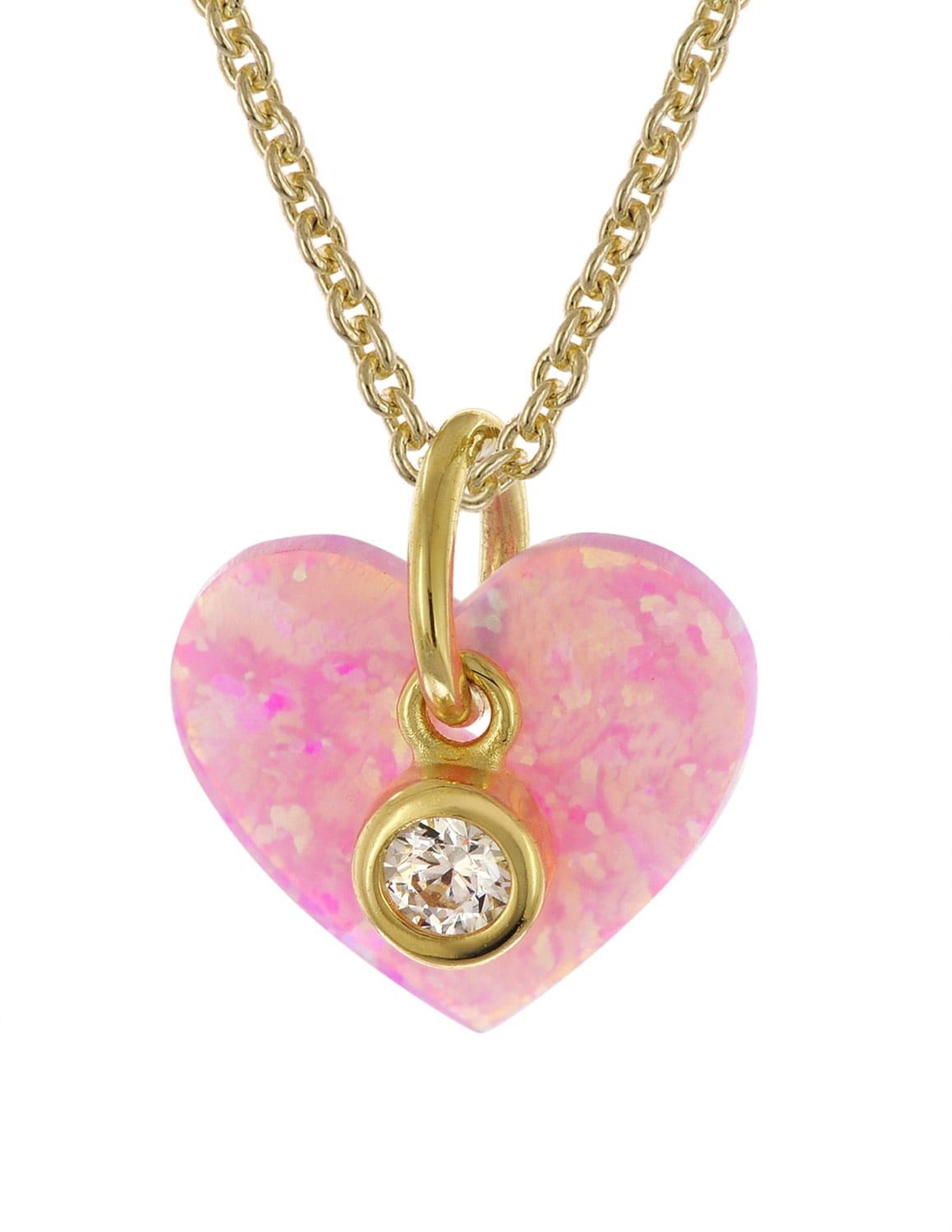 trendor Kette mit Anhänger Kinder-Anhänger Gold 333/8K + vergoldete Silberkette