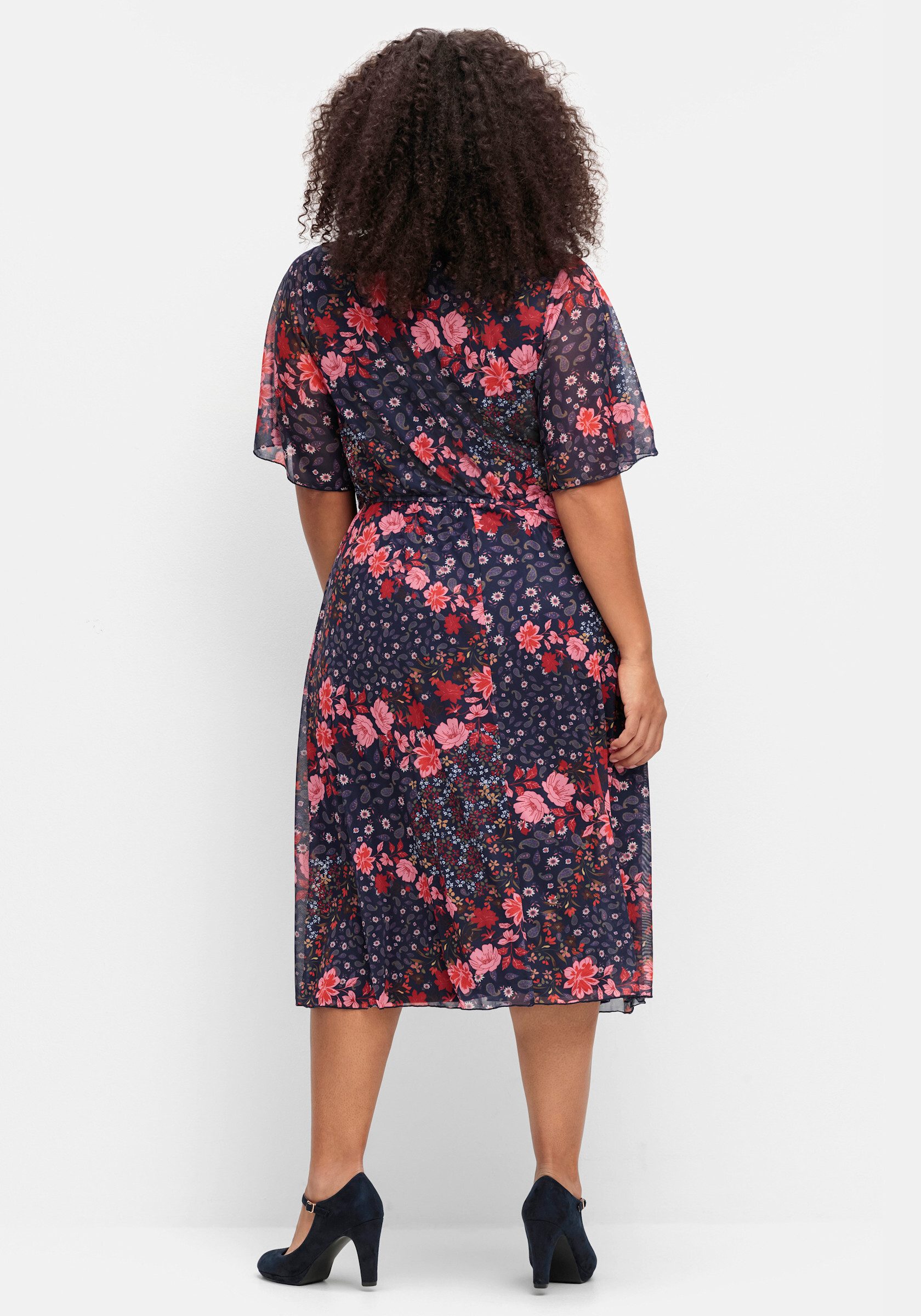 sheego by Joe Browns Jerseykleid Mesh-Kleid günstig online kaufen