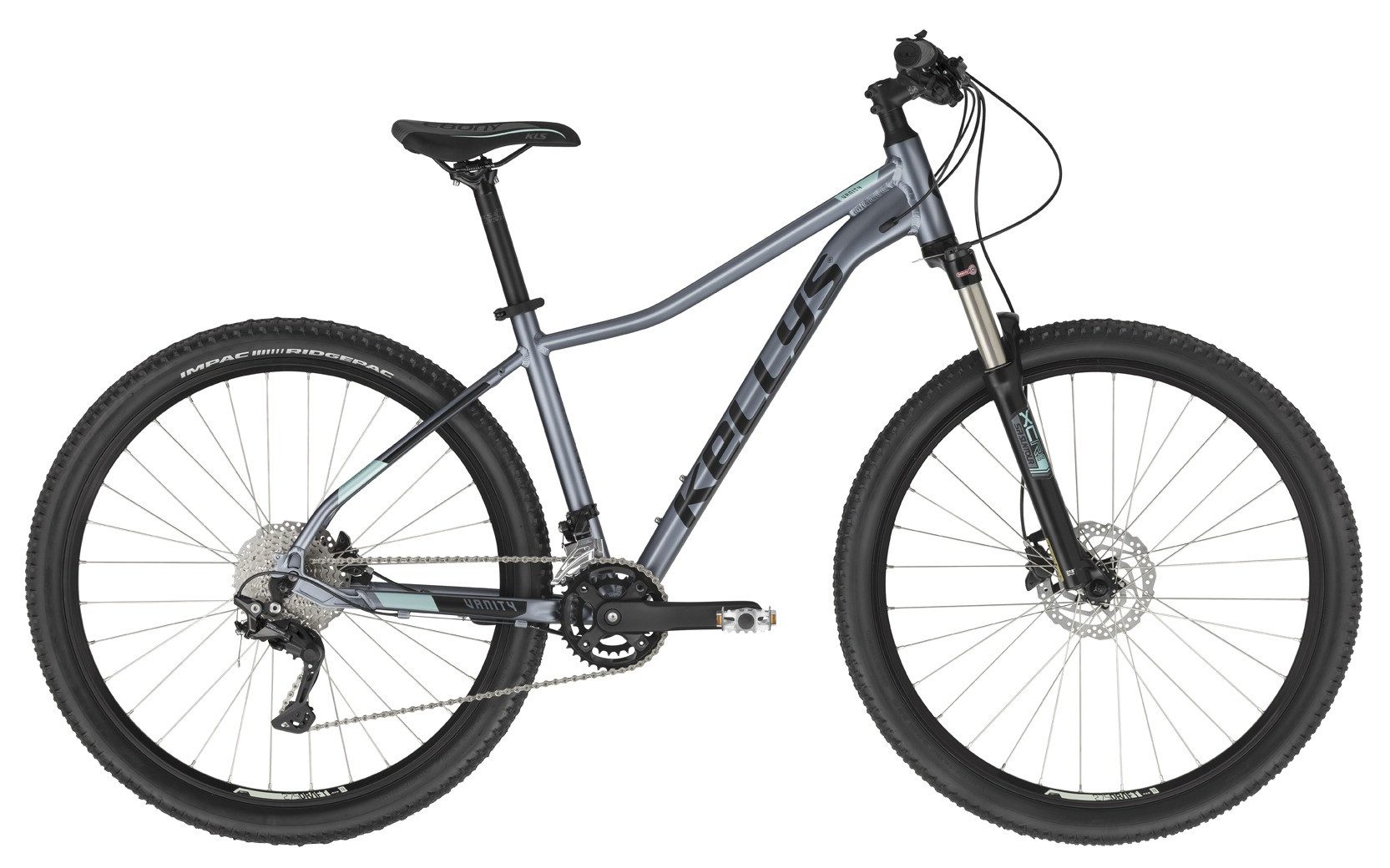 Kellys Mountainbike MTB Hardtail Vanity 80 Grey 27,5" Diamant, 10 Gang Shimano SHIMANO Cues U6000 (direct mount) Schaltwerk