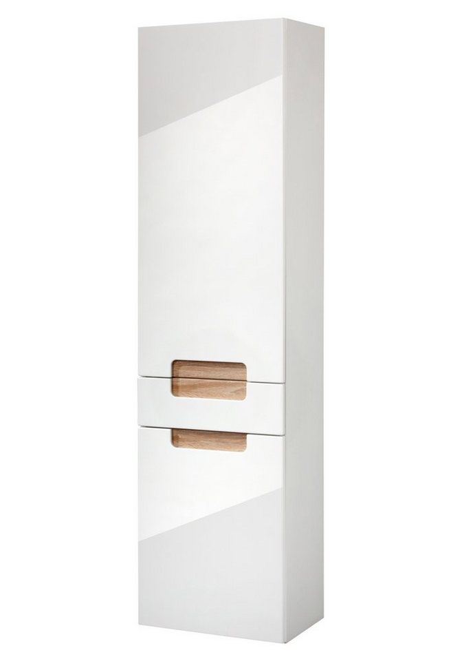 HELD MÖBEL Hochschrank Siena Breite 40 cm, mit hochglänzenden Fronten in  weiß