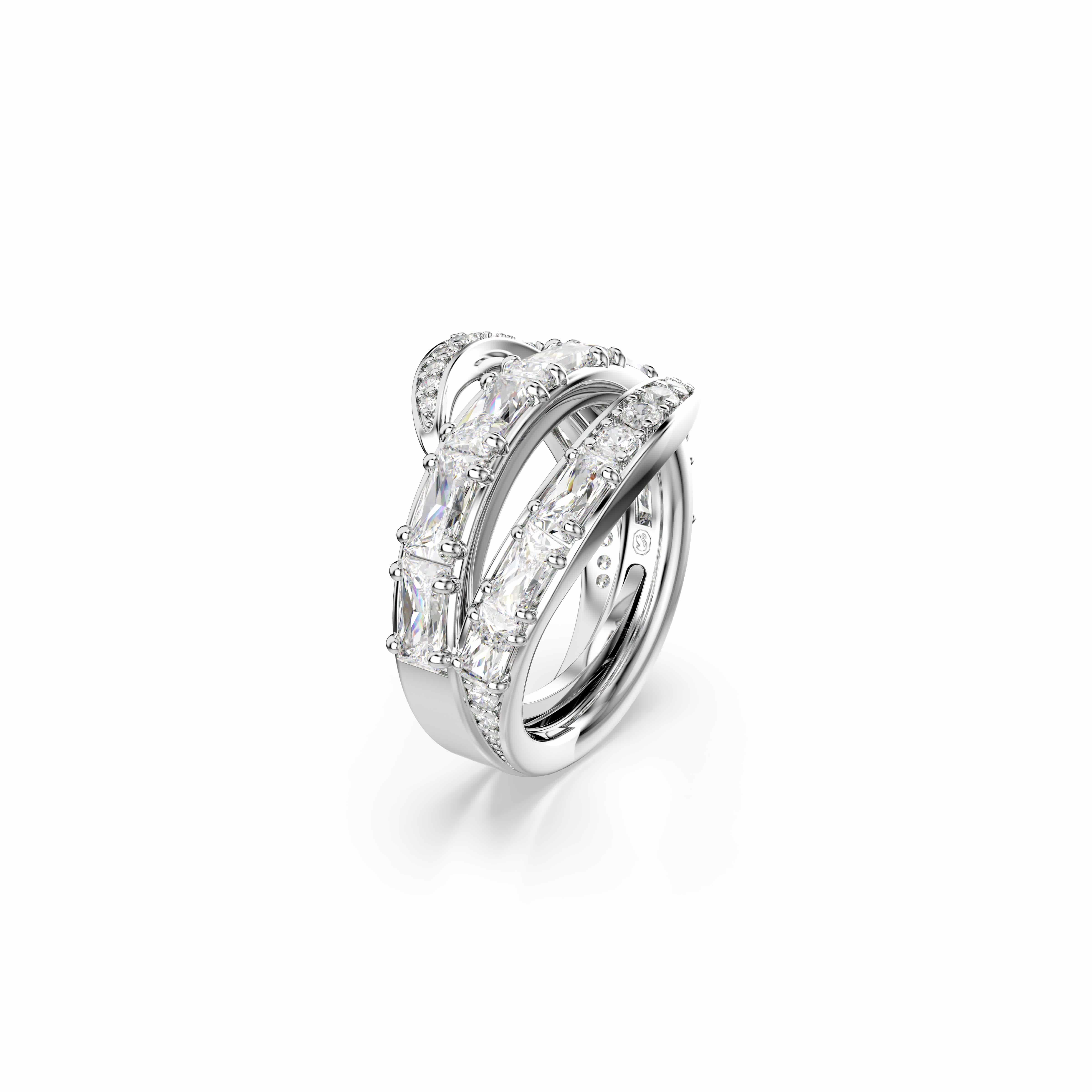 Swarovski Fingerring Schmuck Geschenk Vienna Ring, mit Swarovski® Kristall, Zirkonia (synth)
