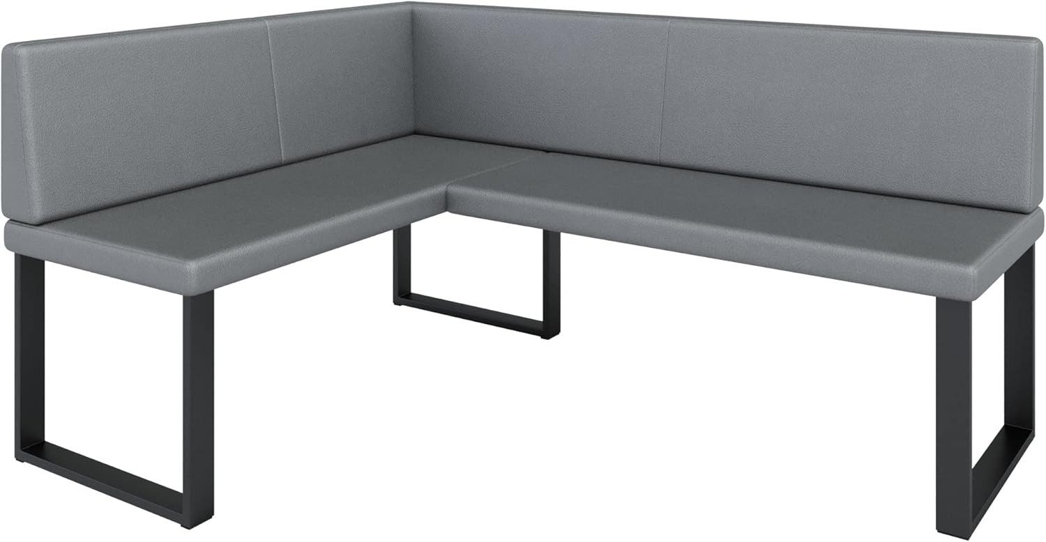 AN FURNITURE STORE Eckbank ALINA Metall, perfekt für Küche, Esszimmer, Wohnzimmer. Zwei Größen 128x168/142x196