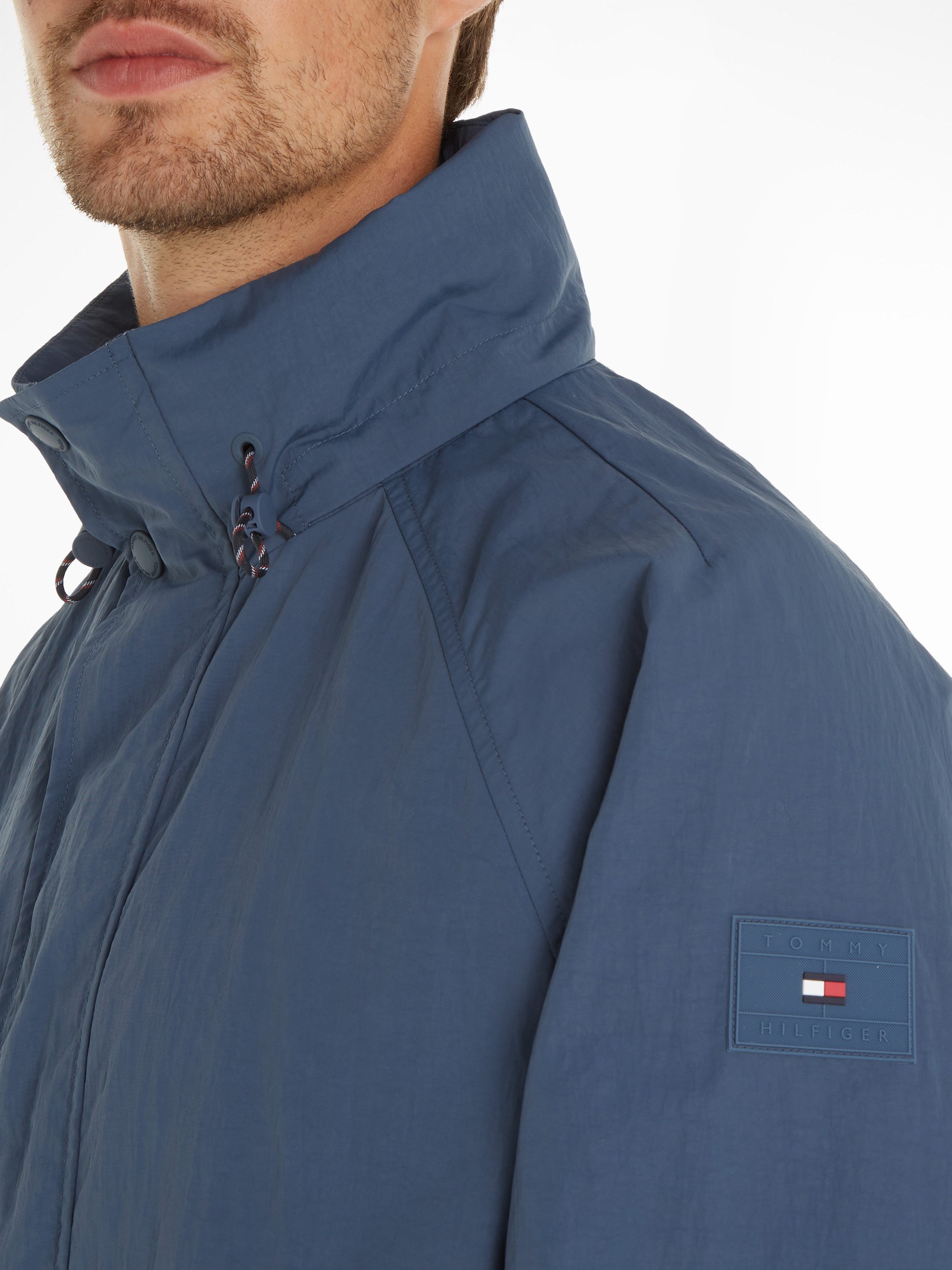 Tommy Hilfiger Blouson REGATTA JACKET wasserabweisend, hochgeschlossen, mit verstaubarer Kapuze