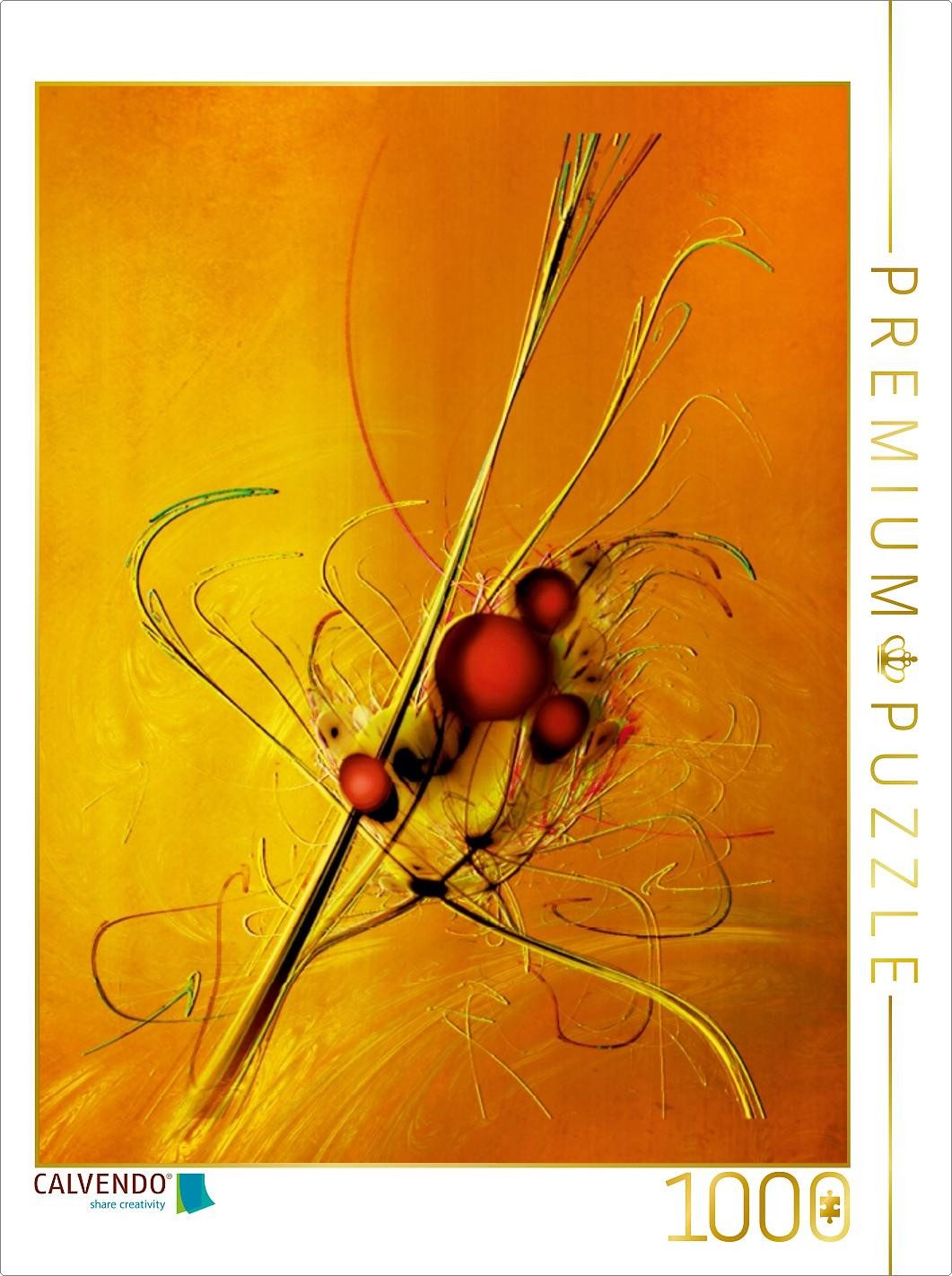 CALVENDO Puzzle CALVENDO Puzzle Abstrakte Blumen und Blüten 1000 Teile Puzzle hoch, 1, 1000 Puzzleteile