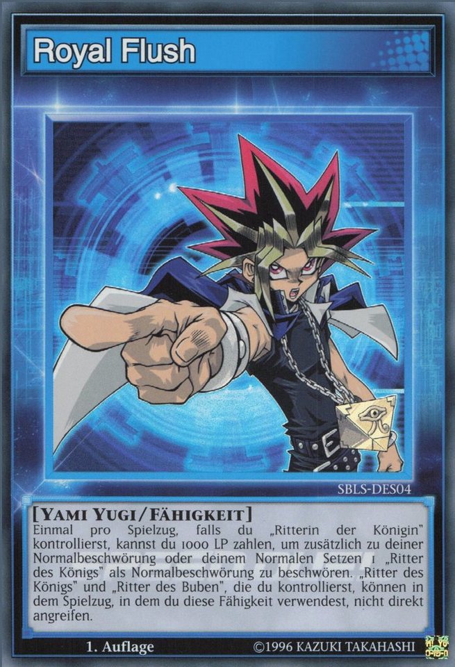 ReCollectibles Sammelkarte YuGiOh Karte Royal Flush (Skill) deutsch, Yu ...