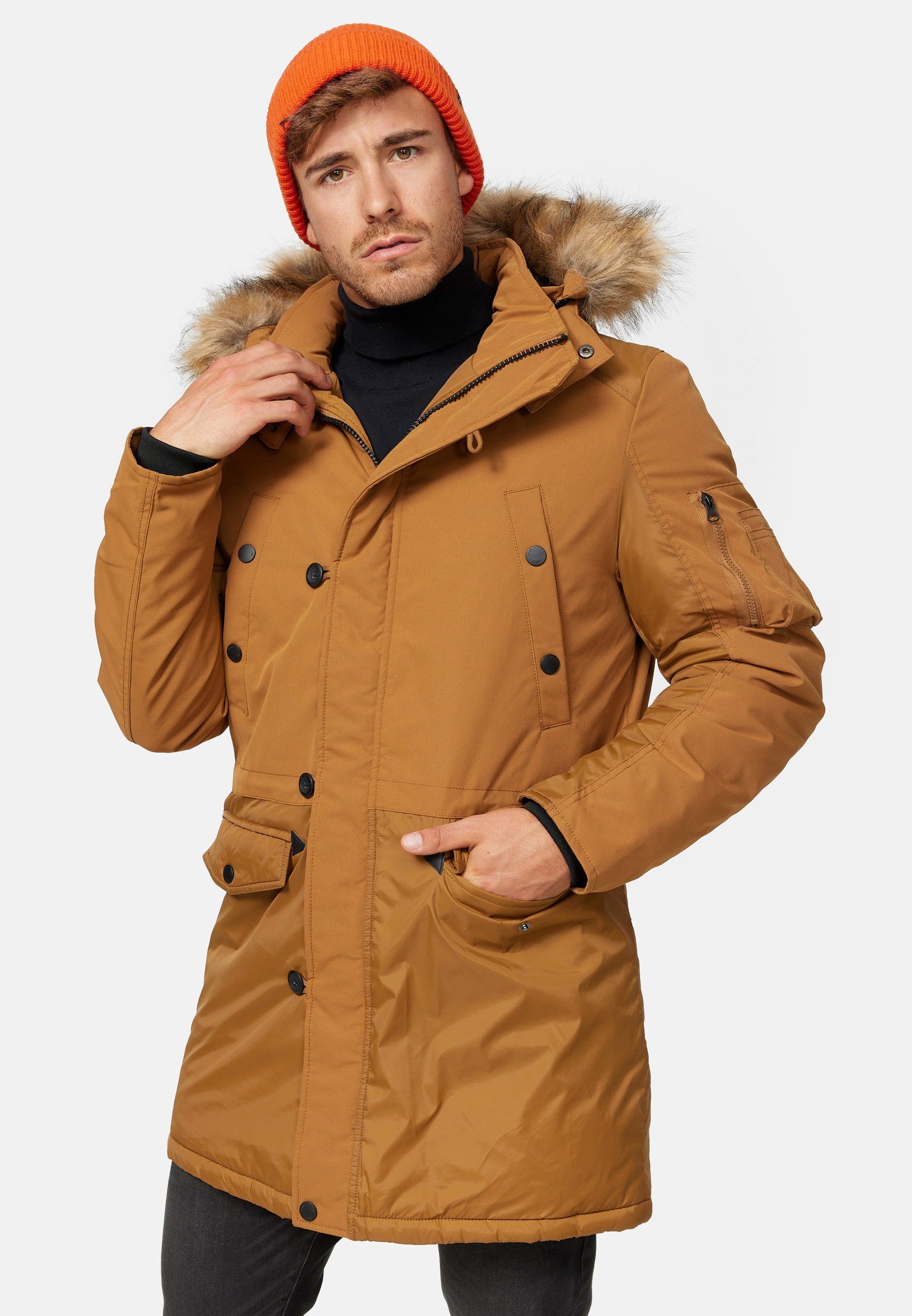 Indicode Jarl Parka Rubber