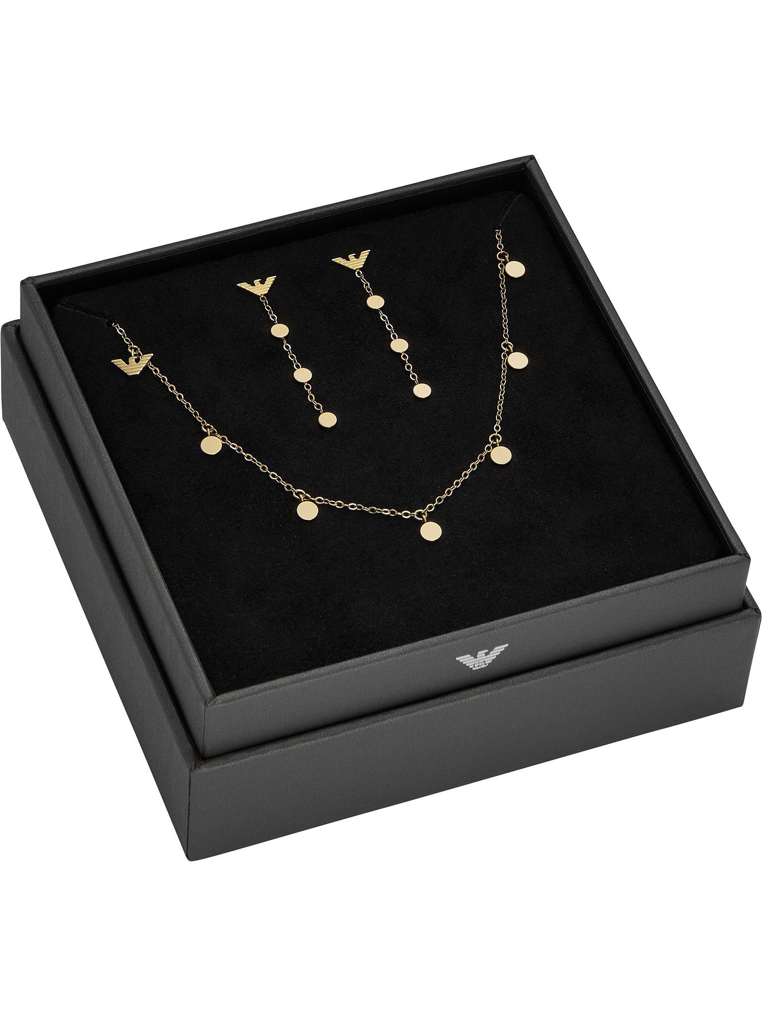Emporio Armani Schmuckset Emporio Armani Damen-Schmuck-Set Edelstahl