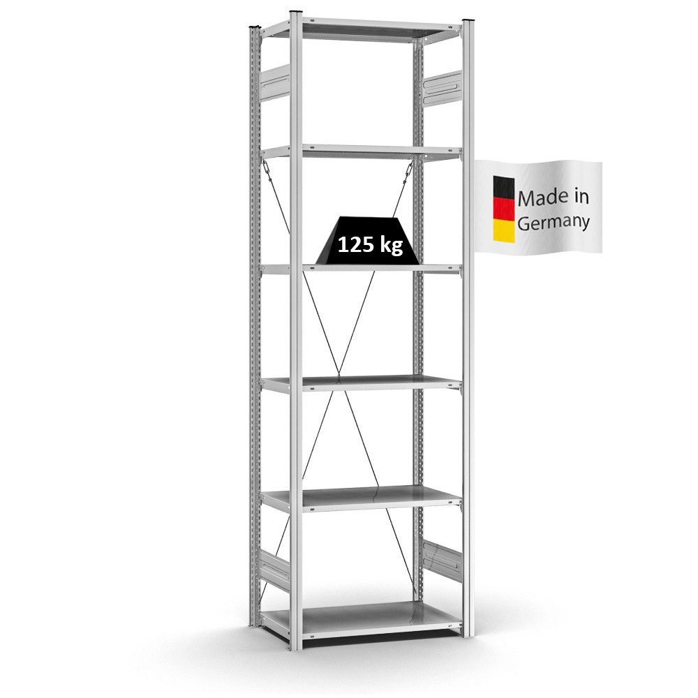PROREGAL® Schwerlastregal Profi-Lagerregal Stecksystem MAGNUS