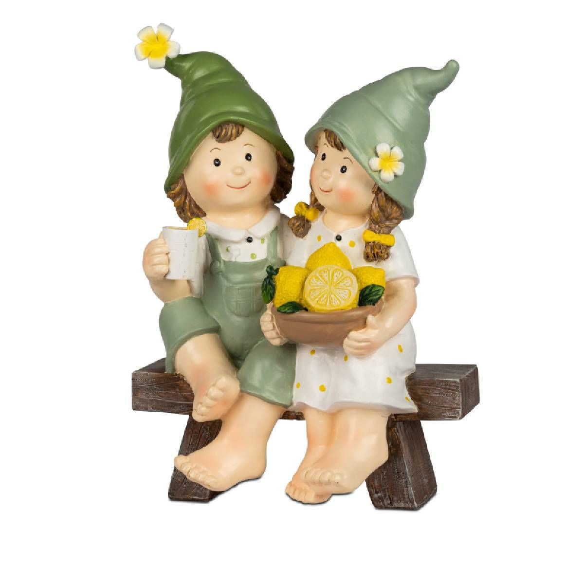 formano Gartenfigur Sommerkinder auf Bank sitzend günstig online kaufen