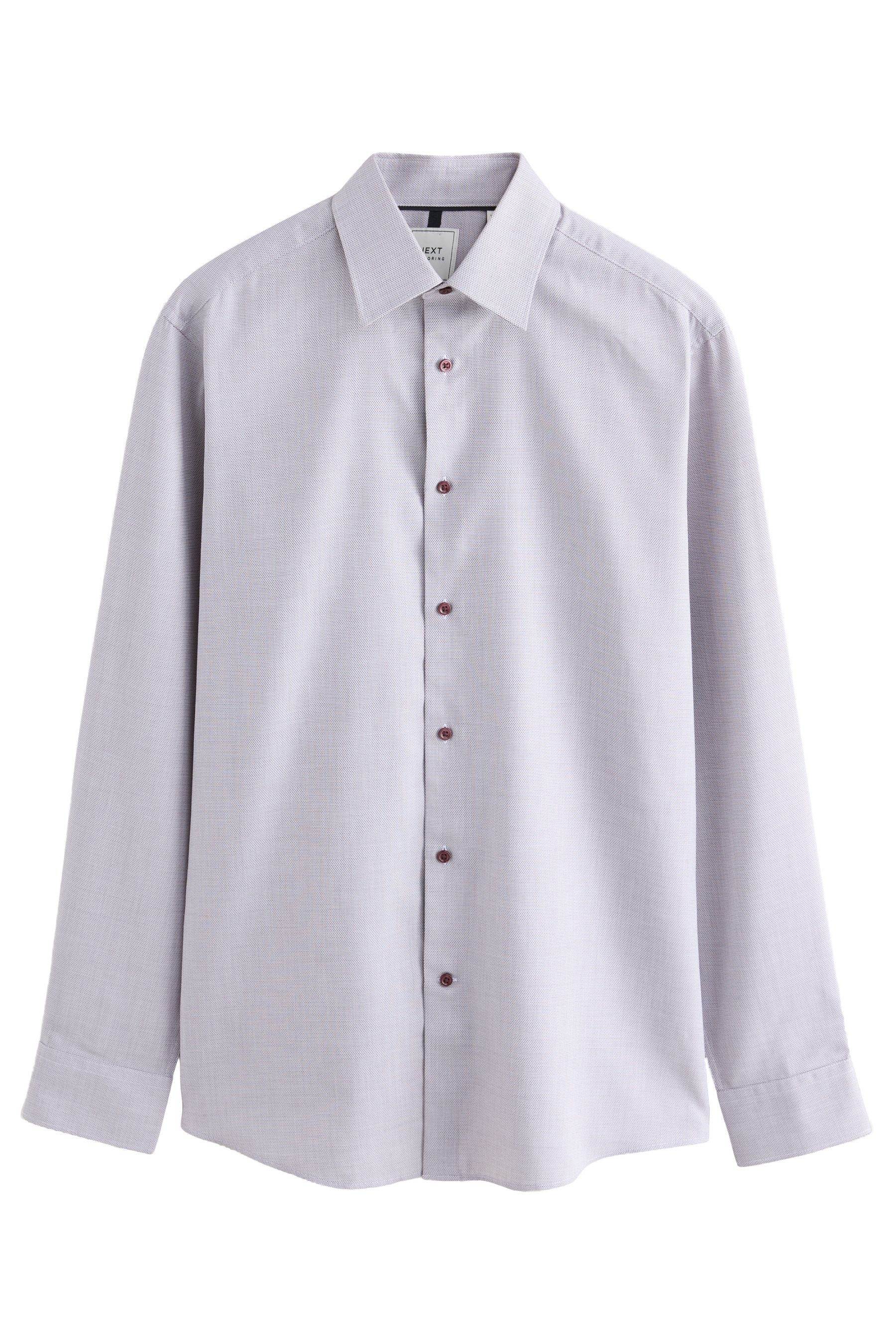 Langarmhemd Slim Fit Hemd und Krawatte im Set