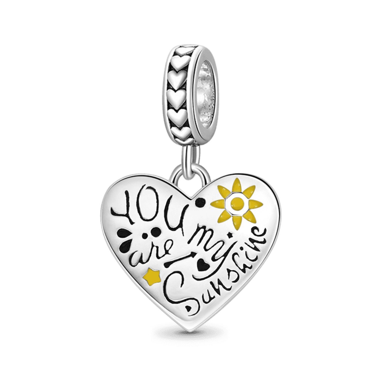 Gnoce Bead Gnoce Charm You are my Sunshine FSC038