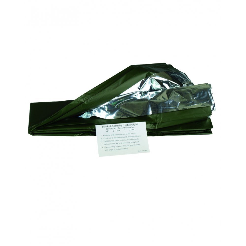Isomatte SURVIVAL DECKE SILBER/OLIV