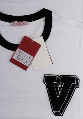 Valentino T-Shirt Valentino Herren T-Shirt V-LOGO COTTON TEE