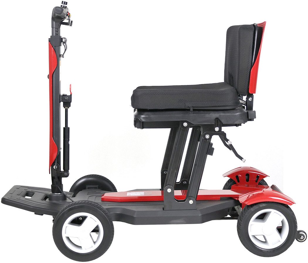 Prophete Elektromobil SM4 Kompakt E-Seniorenroller, 250 W, 6 km/h, Tiefer Einstieg, bis zu 20 km Reichweite, klappbar