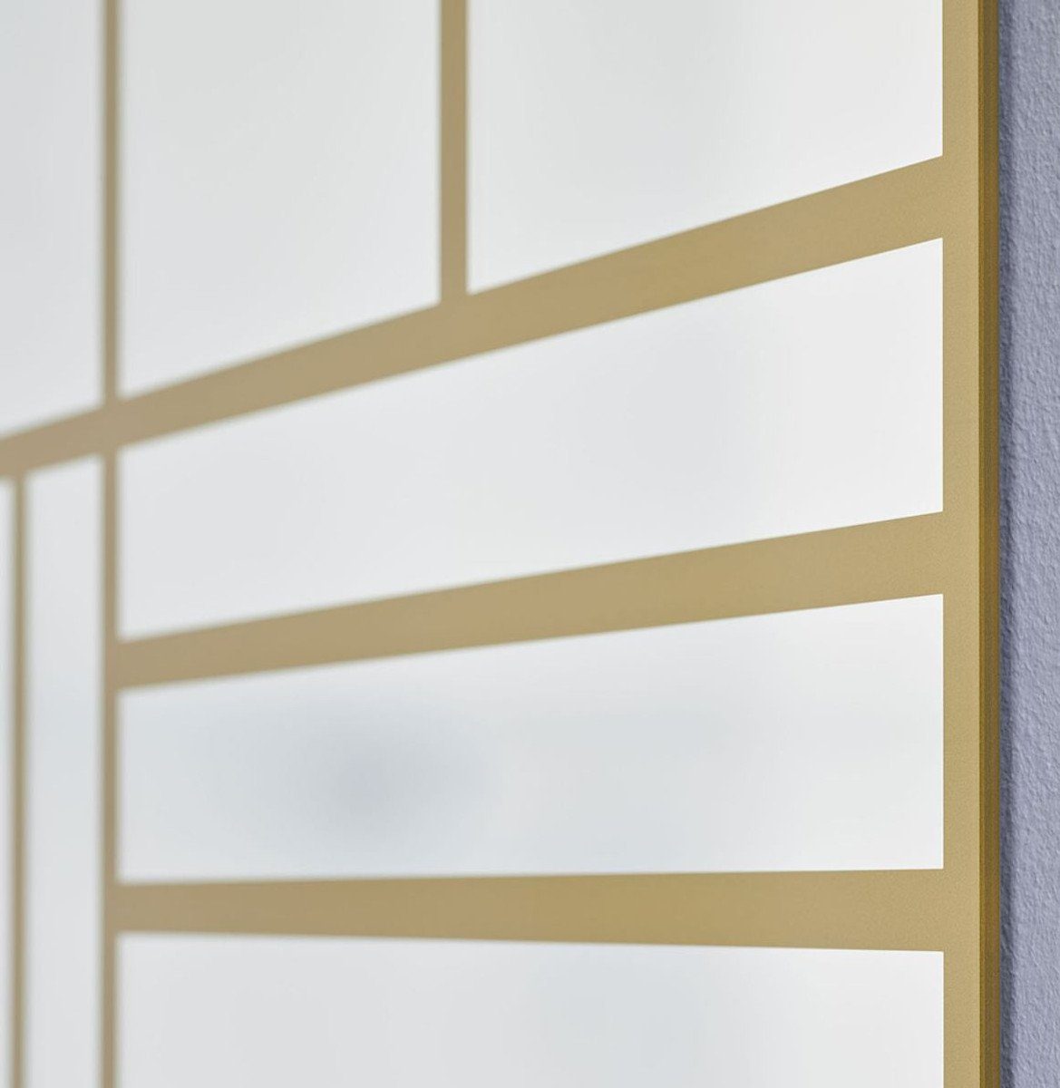Wandspiegel x Spiegel x 100 mit Padrino Muster 2,5 Wandspiegel Möbel 158 Rechteckiger Casa - Luxus Gold - Luxus H. cm