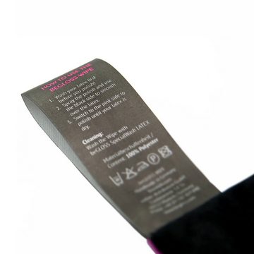 beGLOSS Wipe Poliertuch S für Latexkleidung Spezial Polier Tuch 22x22 cm Mikrofasertuch (Polyester)