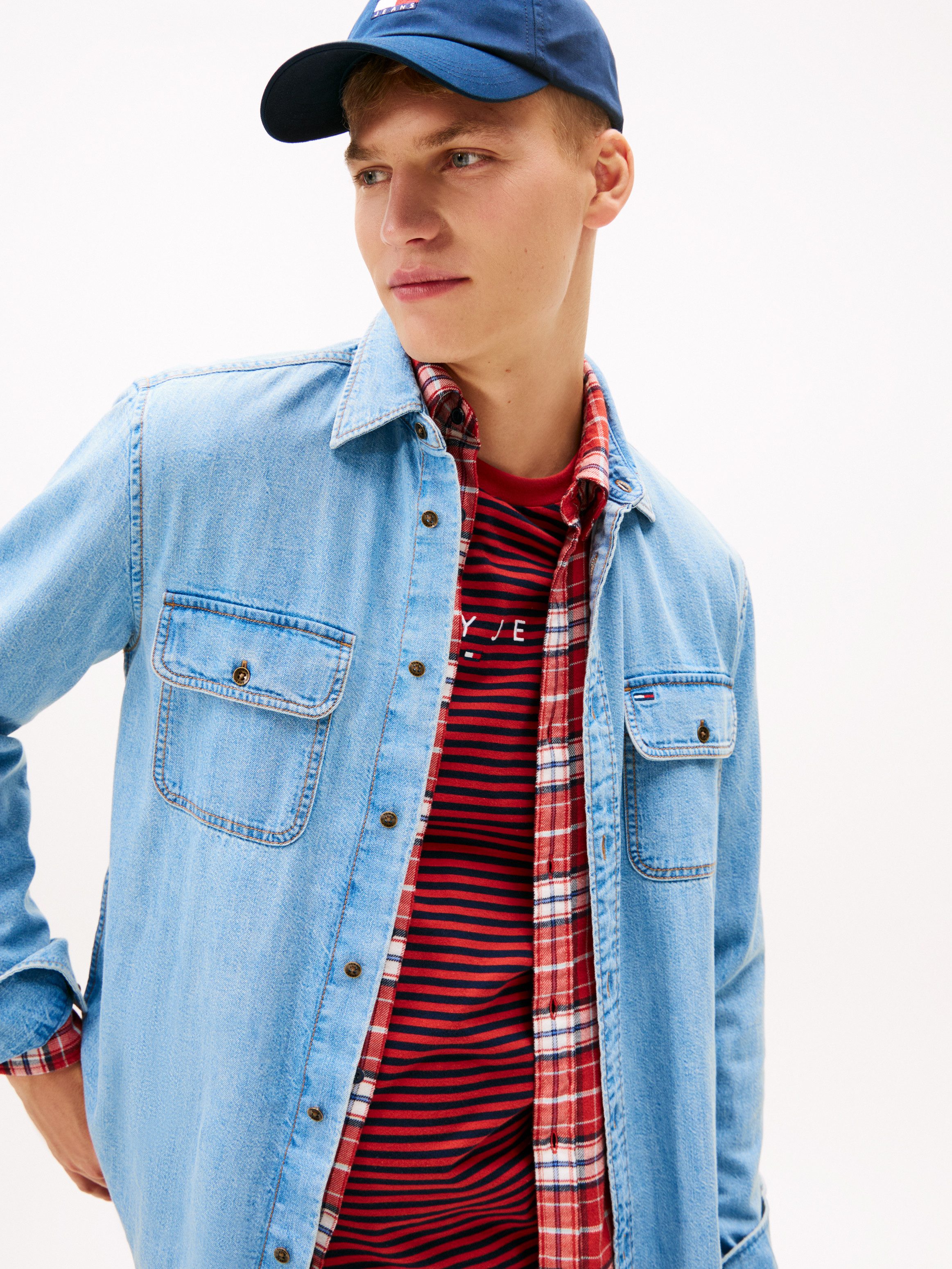 Tommy Jeans Jeanshemd TJM DENIM RELAXED FIT günstig online kaufen