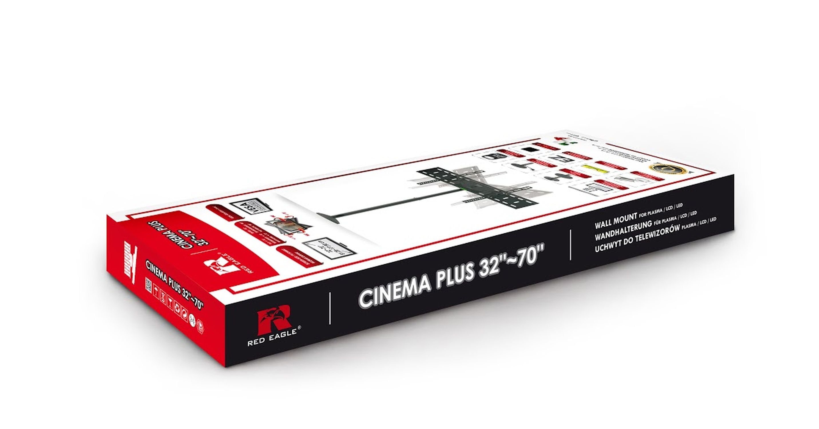 RED EAGLE Cinema Plus Deckenhalter 30 kg belastbar bis 32-70 schwenkbar (bis VESA TV-Deckenhalterung, - 70 Zoll, drehbar - 600x400) Zoll