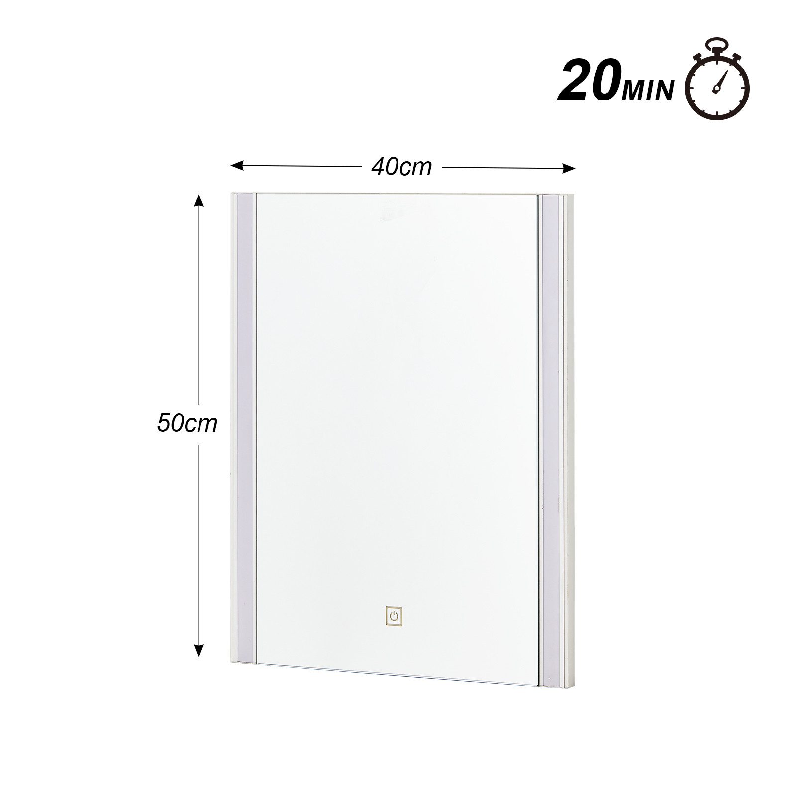 Ofcasa Badspiegel LED Badezimmerspiegel, Rechteckiger Wandspiegel günstig online kaufen