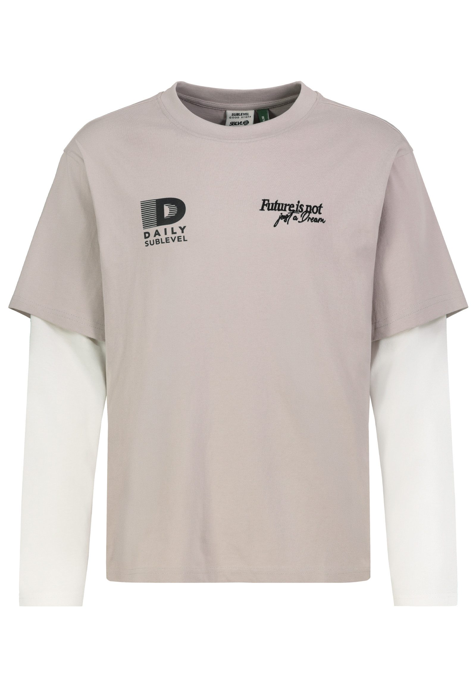 Longsleeve Langarmshirt Layer-Look