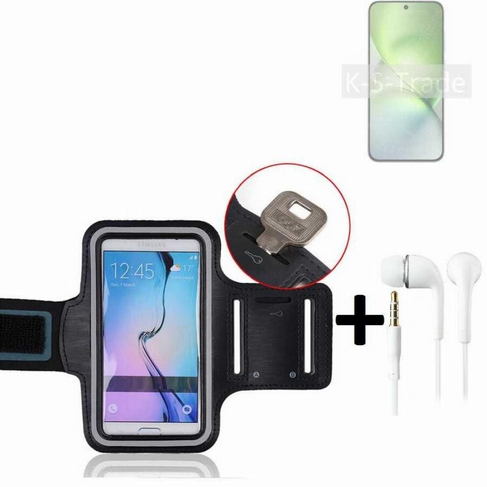 K-S-Trade Handyhülle für Vivo X200 Pro mini, TOP SET Neopren Jogging Armband Sportarmband Oberarmband schwarz