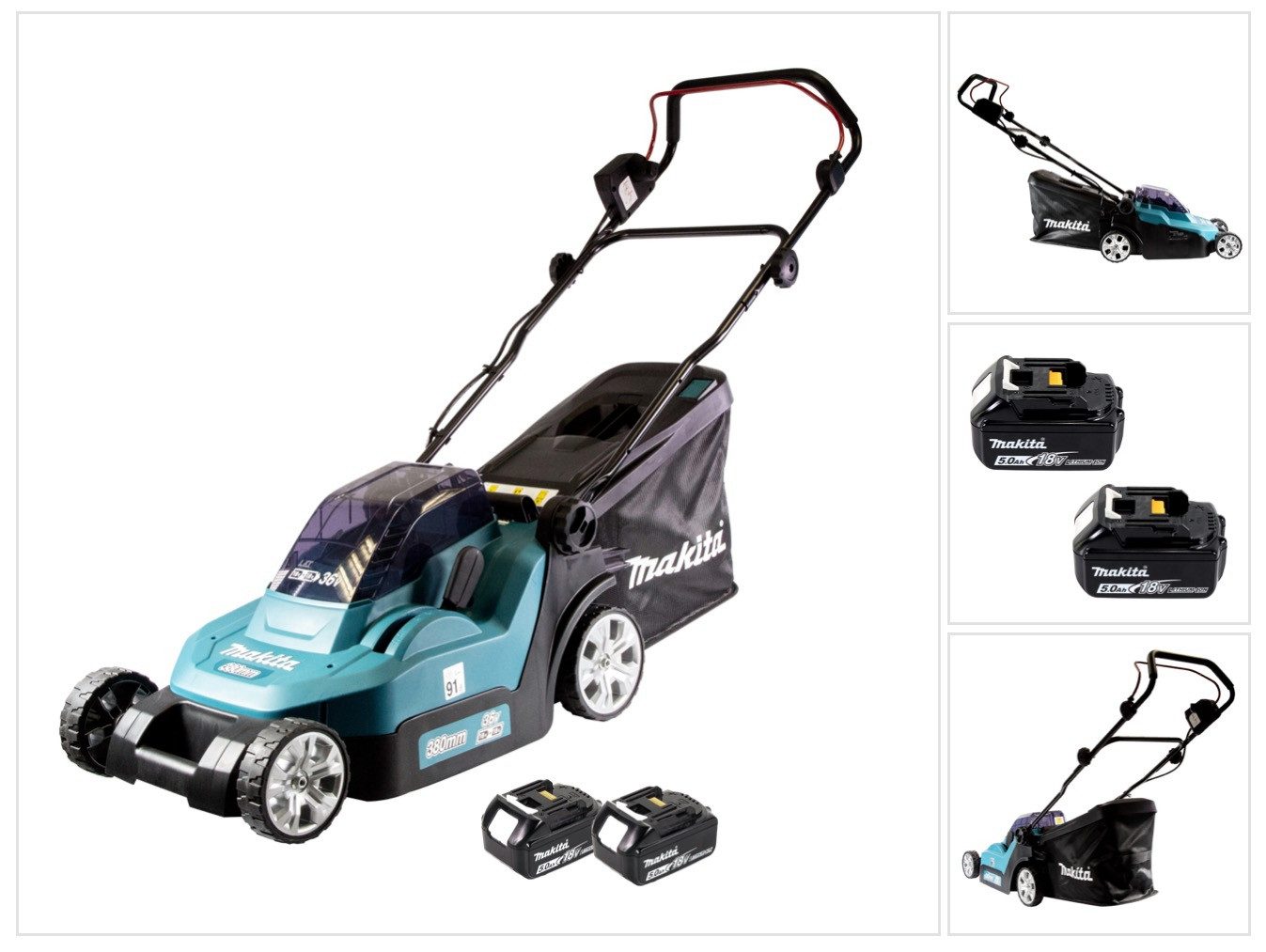 Makita Akkurasenmäher DLM 382 T2 Akku günstig online kaufen