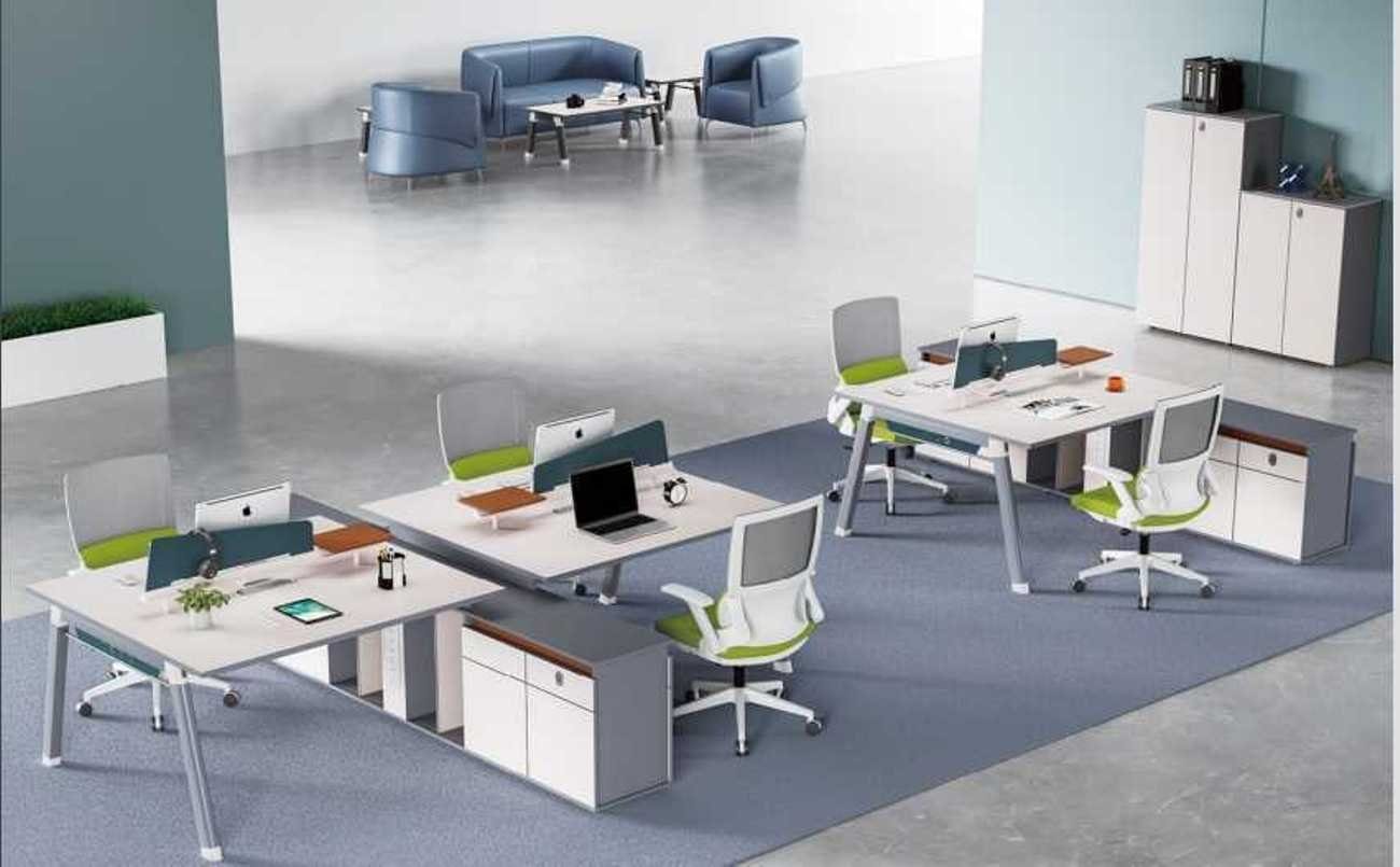 JVmoebel Schreibtisch Büro Einrichtung Schreibtisch), (1-St., Möbel 1x nur Made Counter in Europa Team Büromöbel Schreibtischen