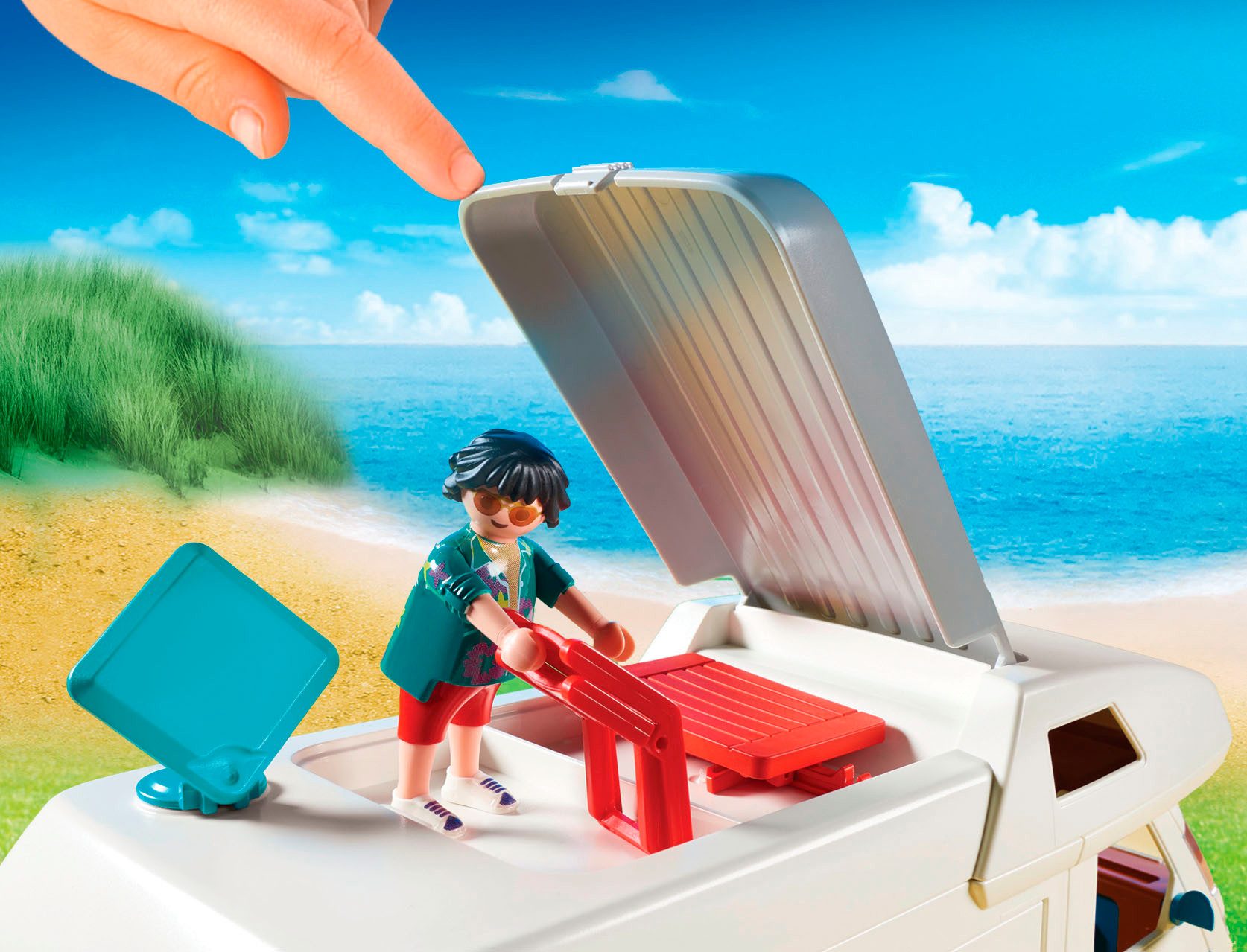 Playmobil® Familien-Wohnmobil (70088), Family Fun Konstruktions-Spielset, (135 St), Made in Europe – Bild 4 von 5