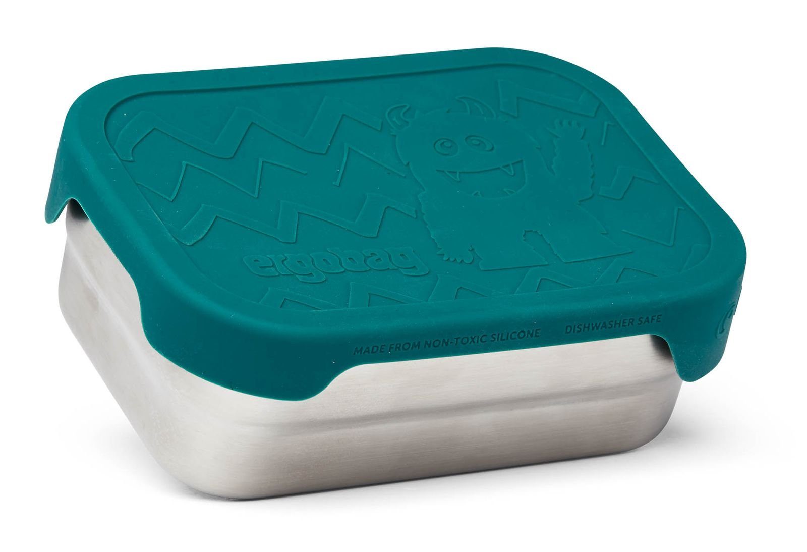 ergobag Lunchbox Edelstahl-Brotdose, 100% Metall, (Set, 2-tlg)